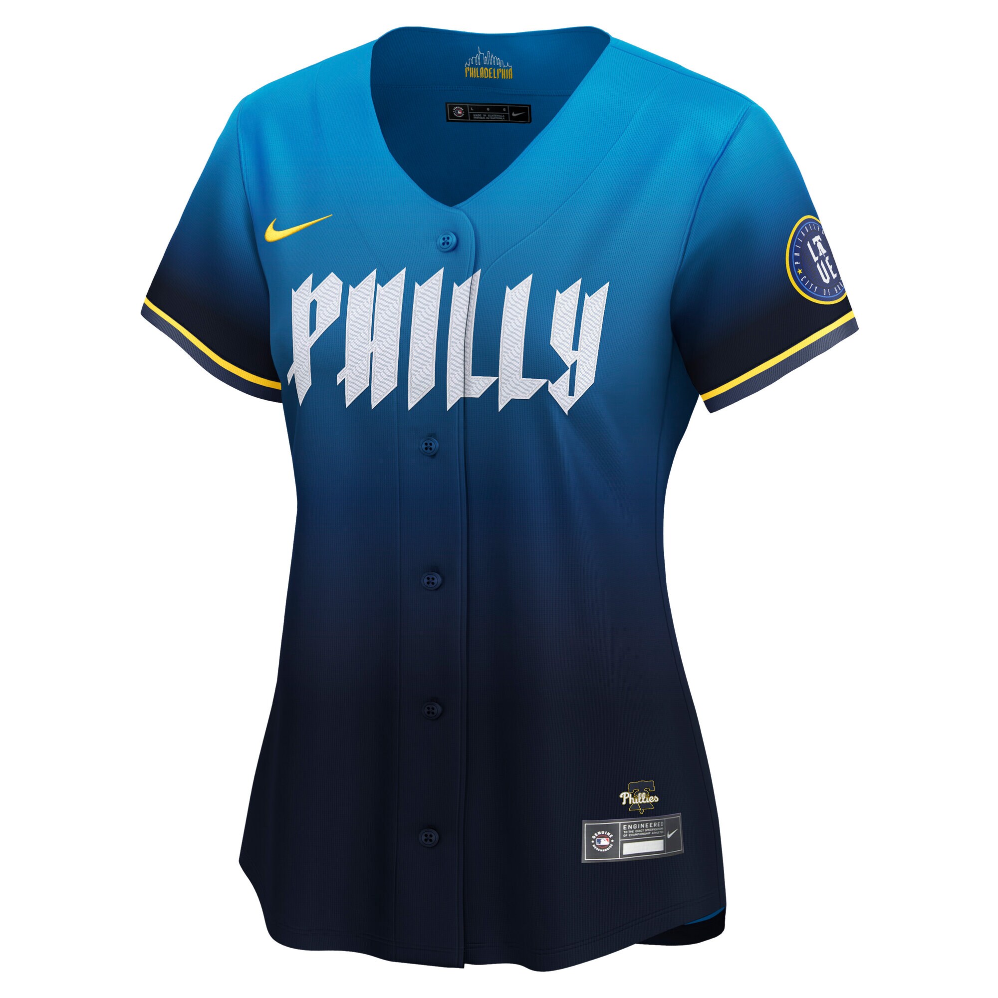 Philadelphia Phillies Bryce Harper Blue City Connect Limited MLB Jersey Women's