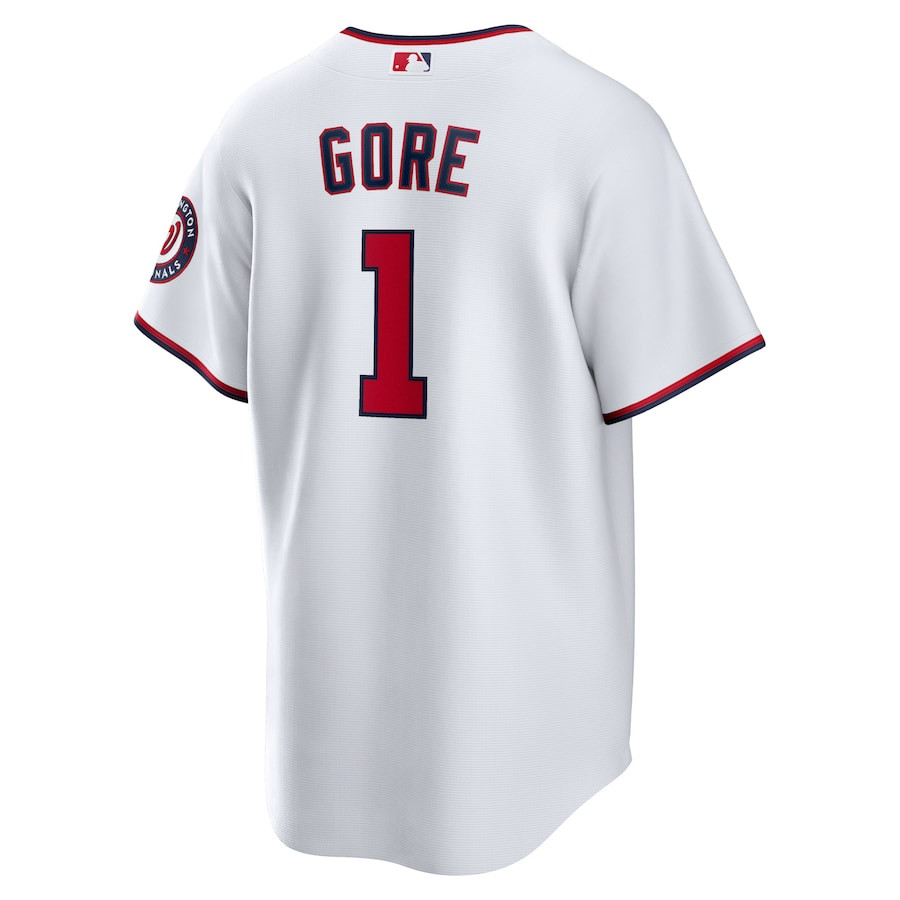 MacKenzie Gore 1 Washington Nationals Home White MLB Jersey Men's