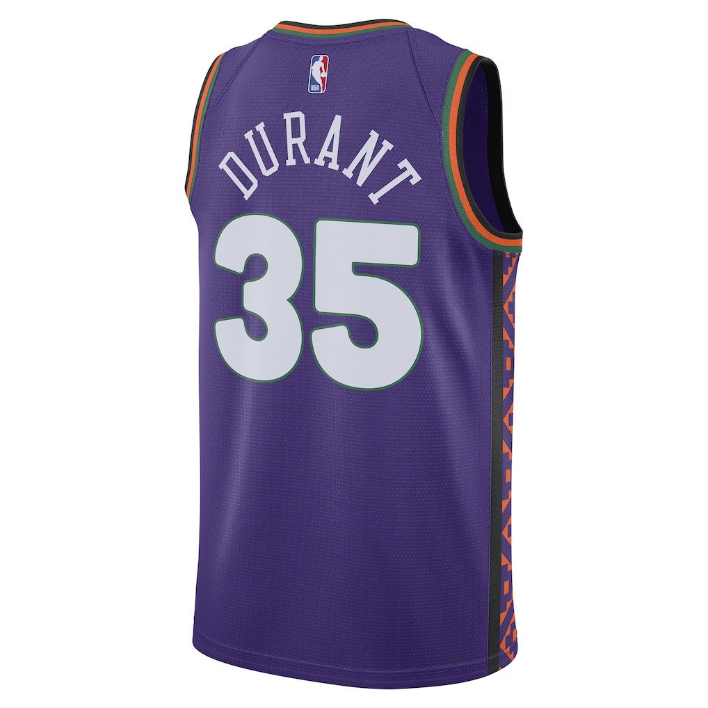 Kevin Durant 35 Phoenix Suns Unisex 2024/25 Swingman Player City Edition Purple NBA Jersey Unisex