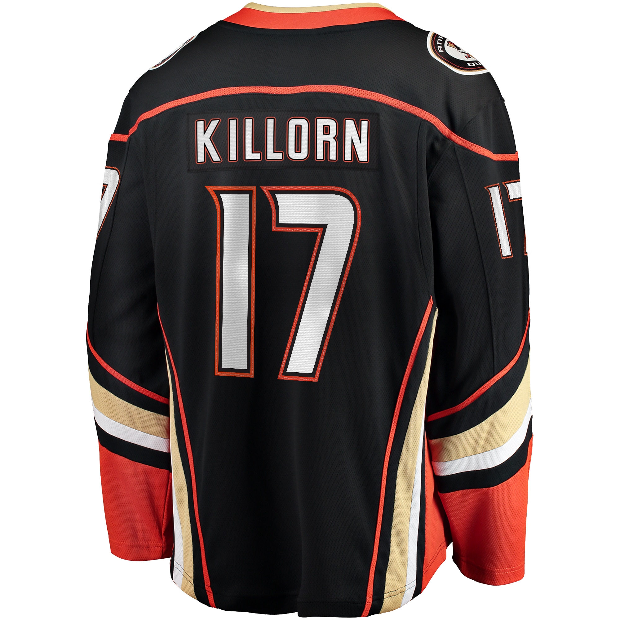Anaheim Ducks Alex Killorn Black Home Breakaway NHL Jersey Men's