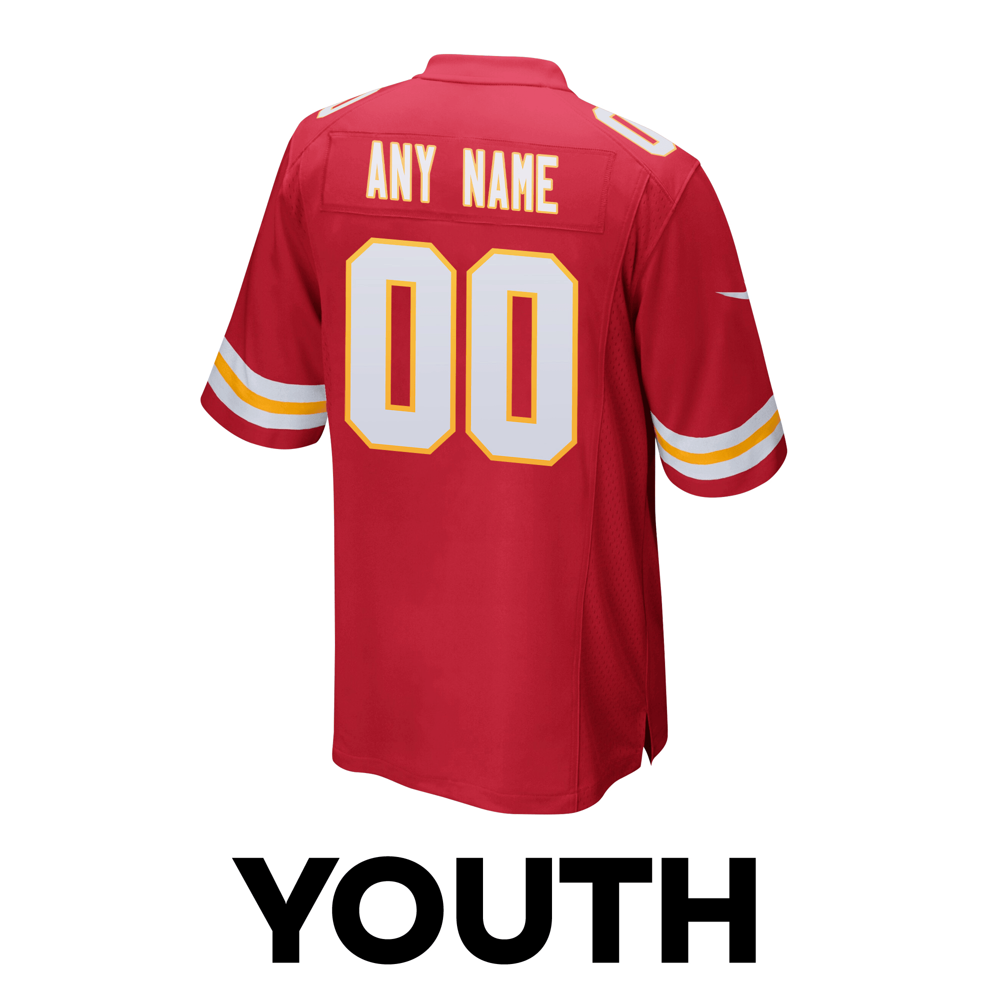 Kansas City Chiefs vs. San Francisco 49ers Super Bowl LVIII Matchup Game Custom Red NFL Jersey Youth