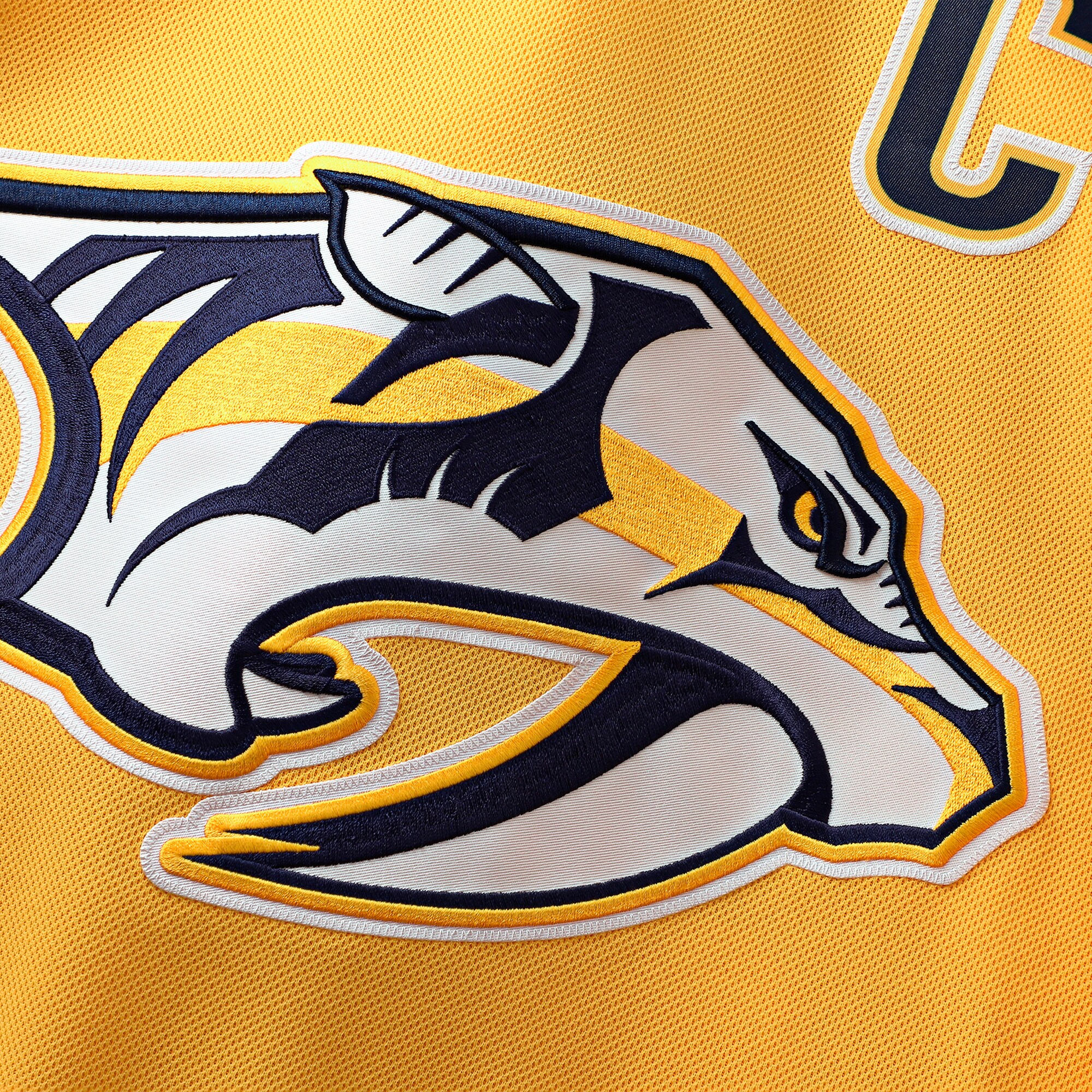 Nashville Predators Gold Home Premium Custom NHL Jersey Men's