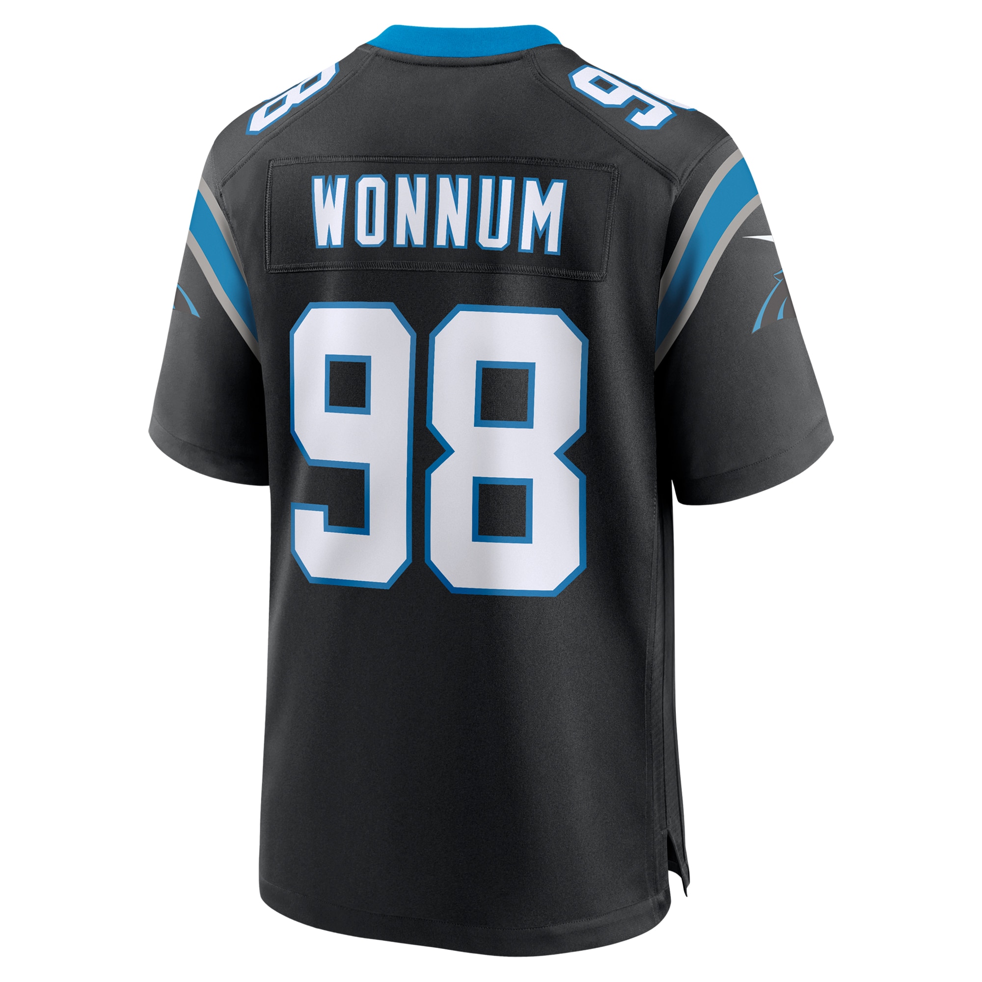 Carolina Panthers D.J. Wonnum Black Game NFL Jersey Men's