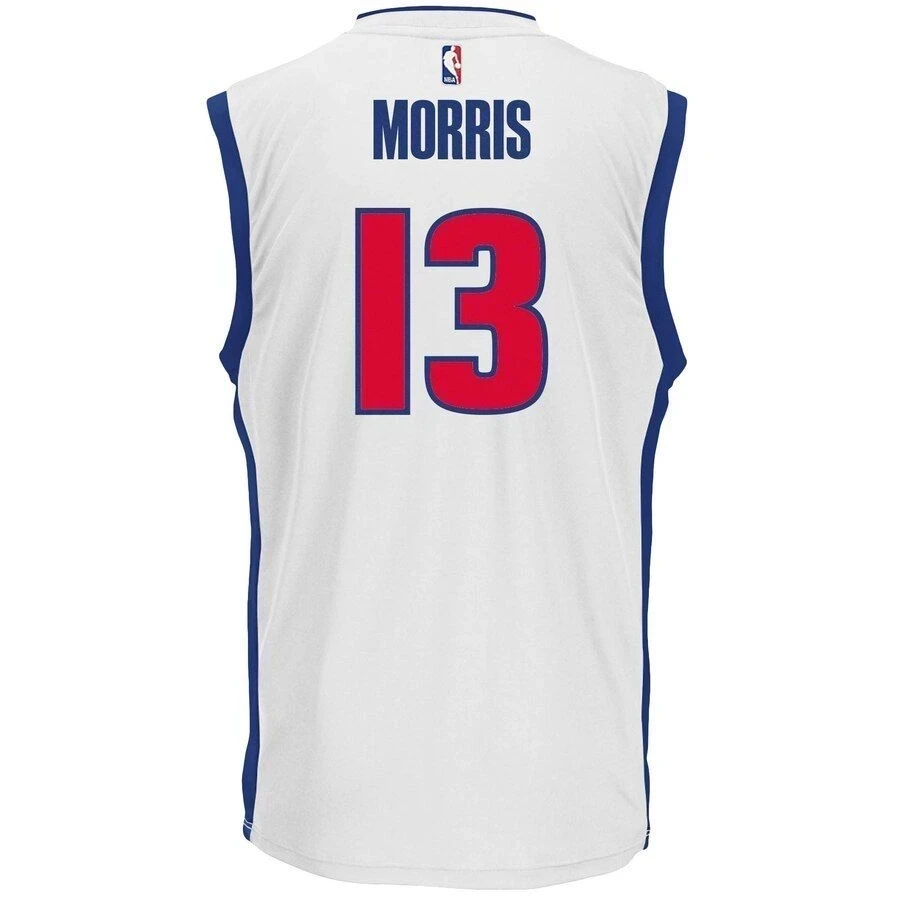 Marcus Morris Detroit Pistons Home White NBA Jersey Men's