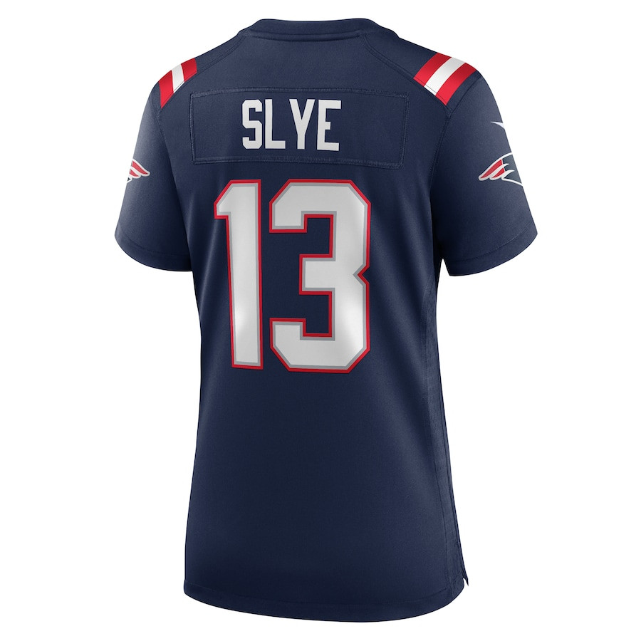 Joey Slye 13 New England Patriots Team Game Navy NFL Jersey Women's