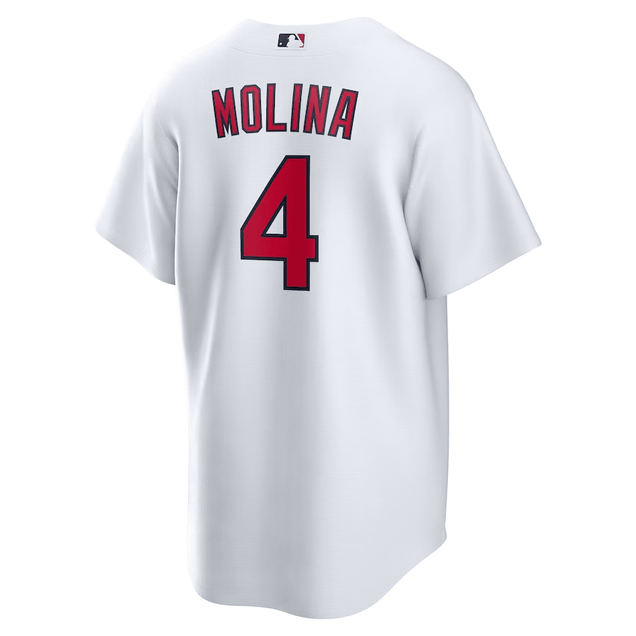 Yadier Molina 4 St. Louis Cardinals Home White MLB Jersey Men's