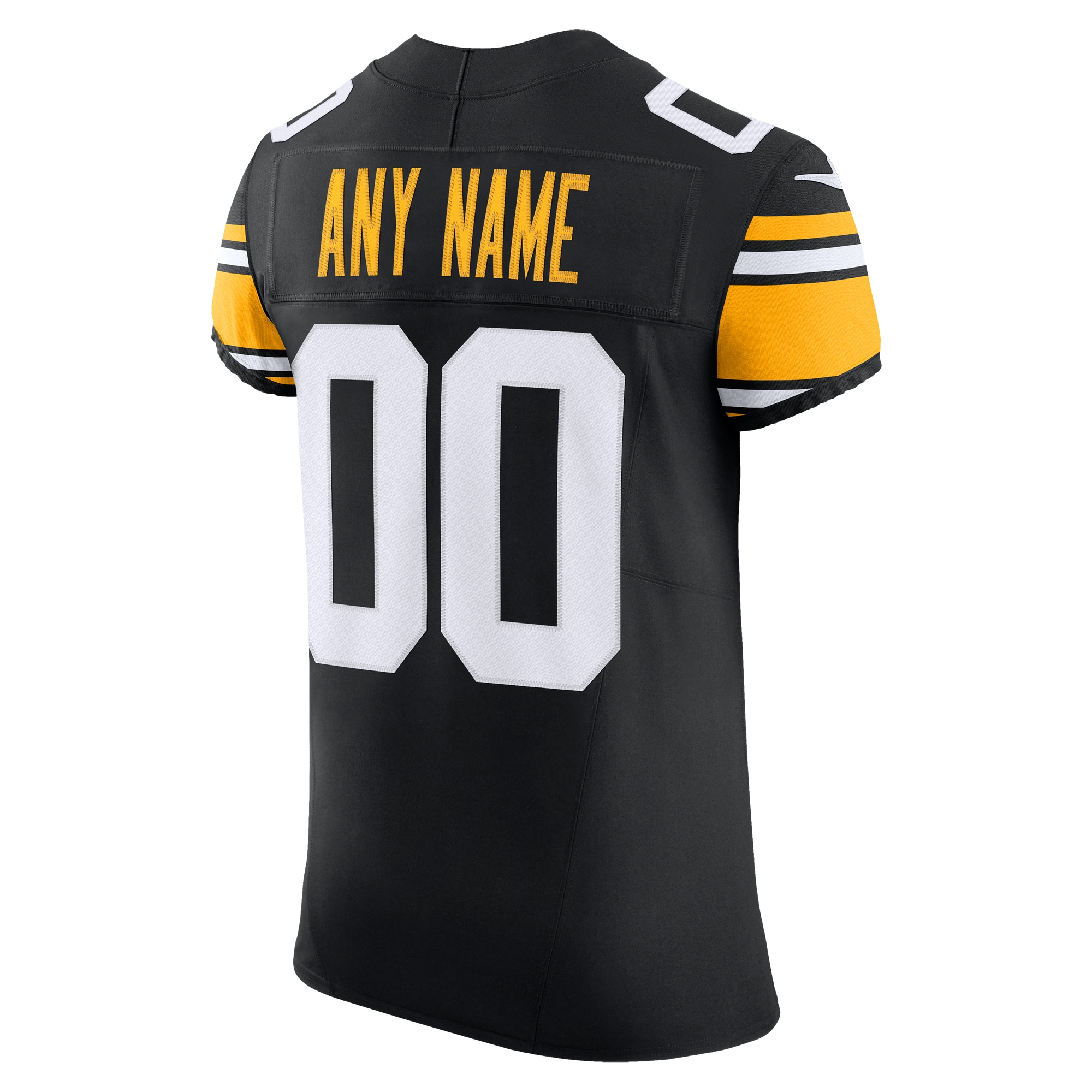 Pittsburgh Steelers Black Vapor F.U.S.E. Elite Custom NFL Jersey Men's