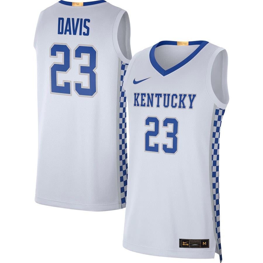 Anthony Davis Kentucky Wildcats Player Limited White NCAA Jersey Men's