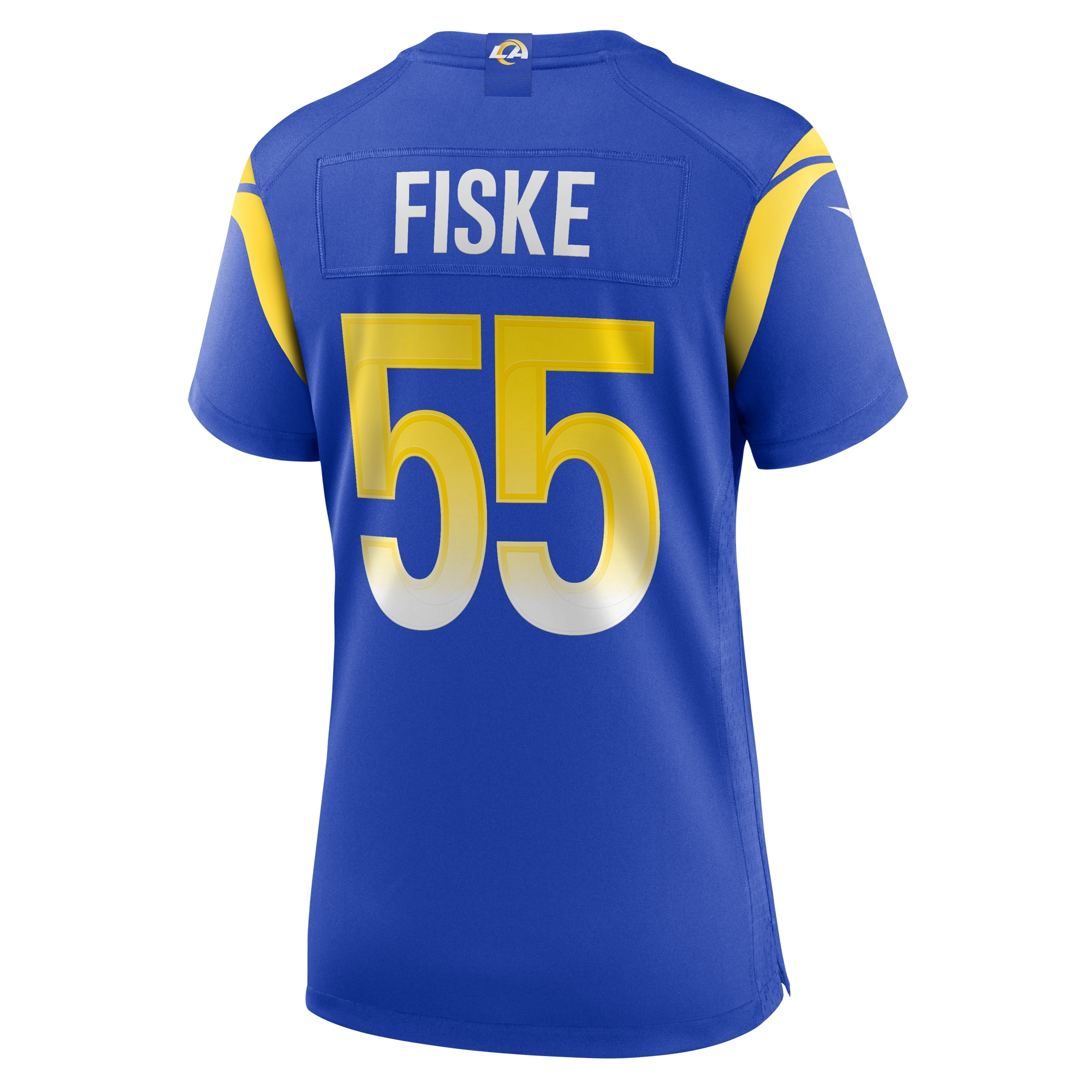 Los Angeles Rams Braden Fiske Royal Game NFL Jersey Women's
