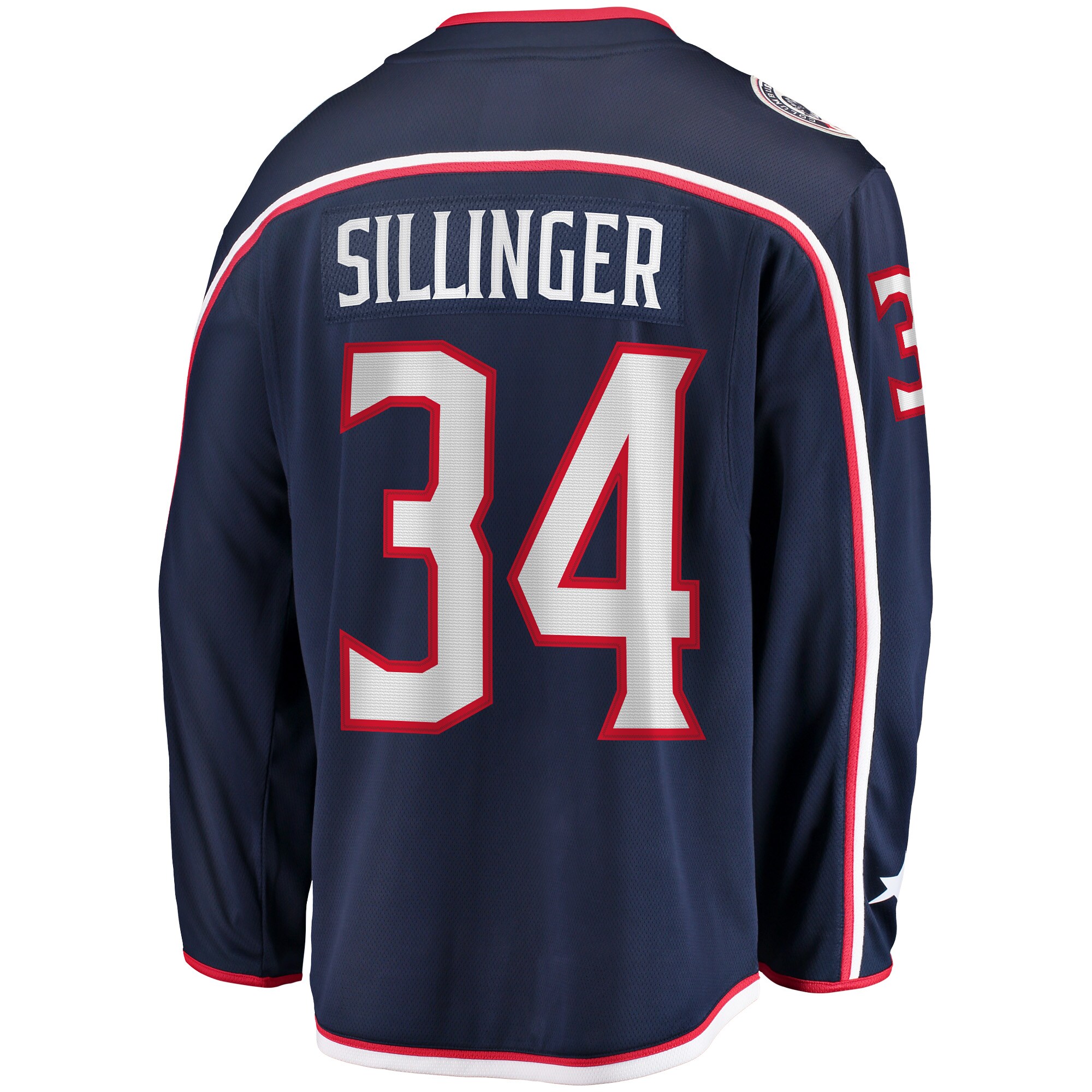 Columbus Blue Jackets Cole Sillinger Navy Home Breakaway Player NHL Jersey Men's