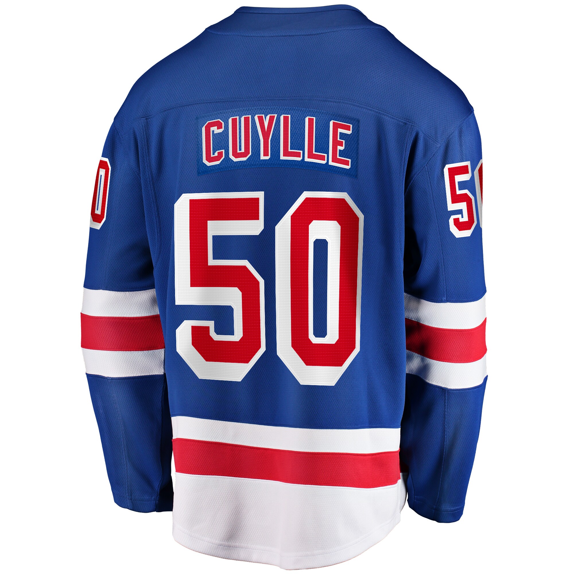 New York Rangers Will Cuylle Blue Home Premier Breakaway Player NHL Jersey Men's