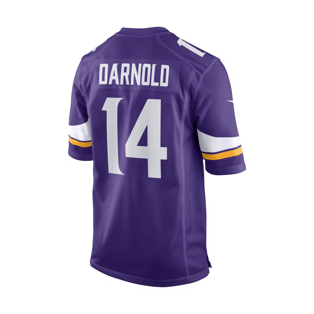Sam Darnold 14 Baltimore Ravens 2025 Pro Bowl Patch Game Purple NFL Jersey Men's