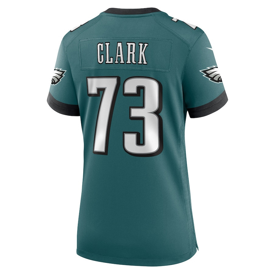 Le'Raven Clark #73 Philadelphia Eagles Super Bowl LIX Midnight Green NFL Jersey Women's
