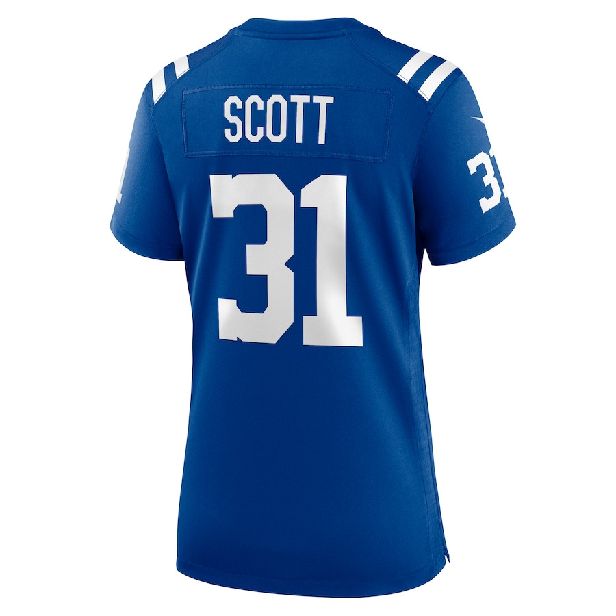 Daniel Scott 31 Indianapolis Colts Game Royal NFL Jersey Women's