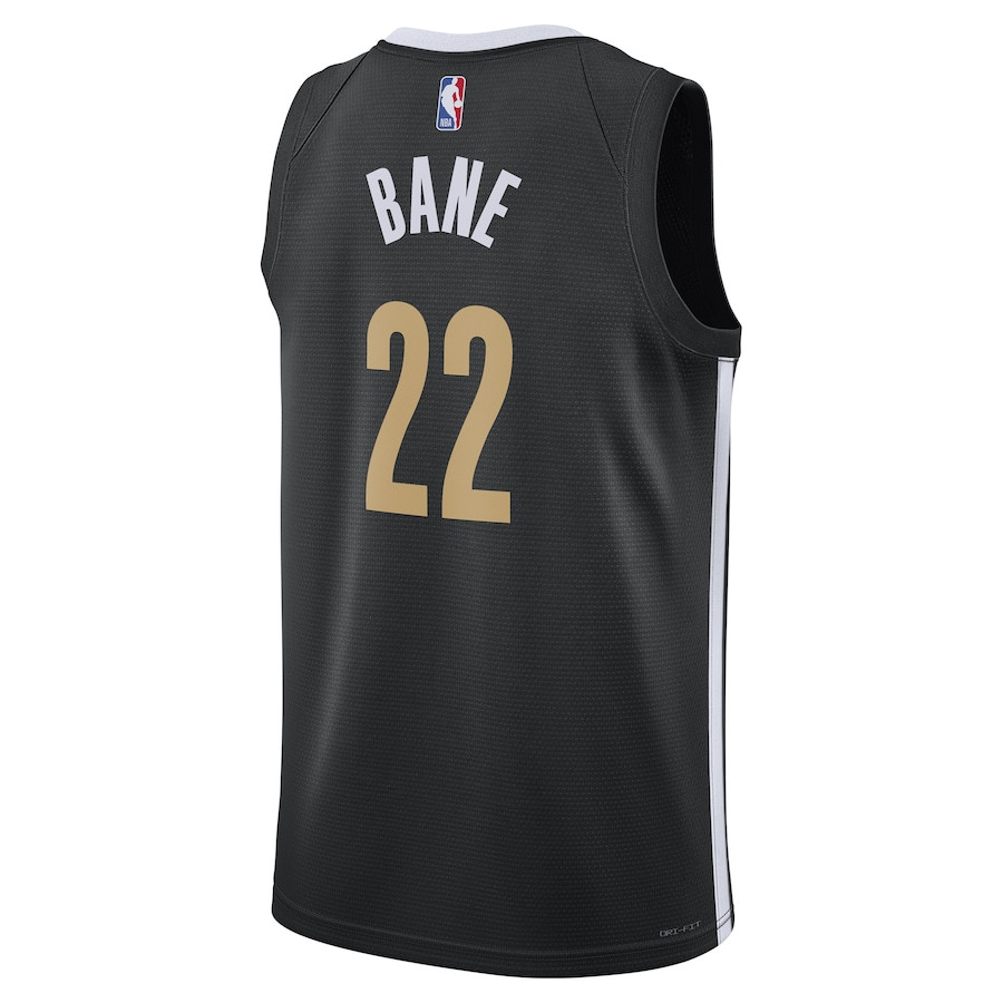 Desmond Bane 22 Memphis Grizzlies 2023/24 Swingman City Editio Unisex Black NBA Jersey Unisex