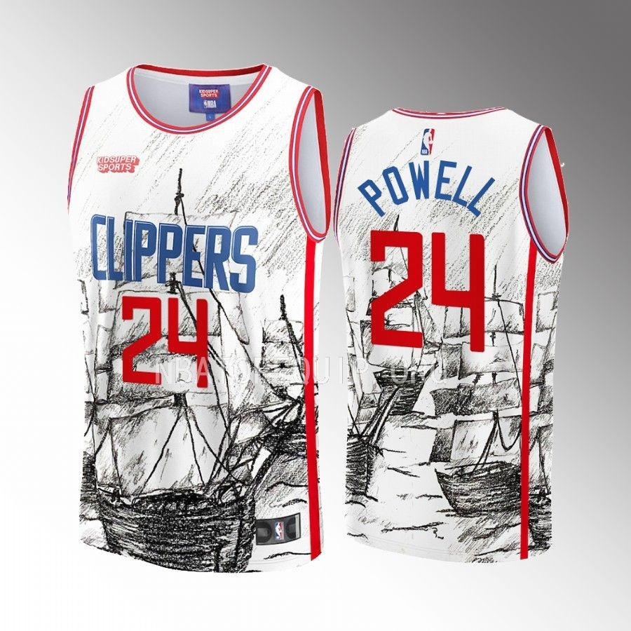 Norman Powell 24 Los Angeles Clippers KidSuper Studio Unisex Hometown NBA Jersey Unisex