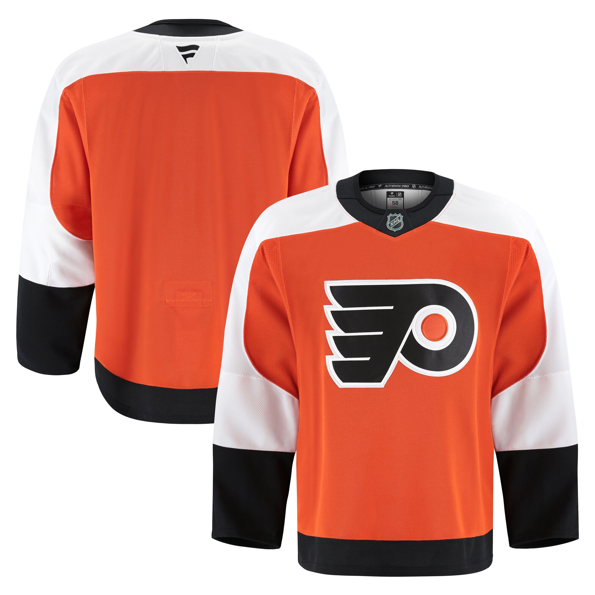 Philadelphia Flyers Orange Home Pro NHL Jersey Men's