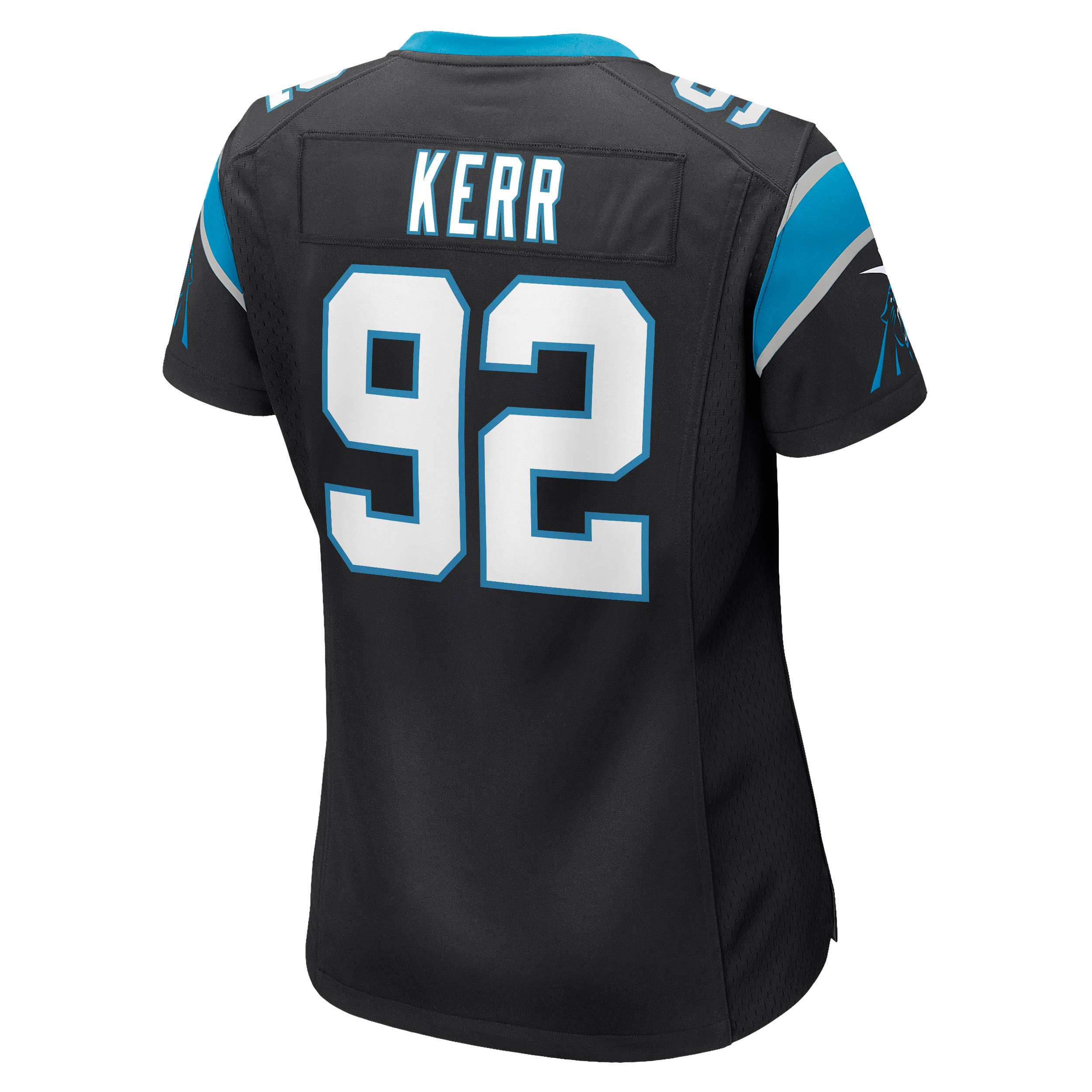 Carolina Panthers Zach Kerr Black Game NFL Jersey Women's