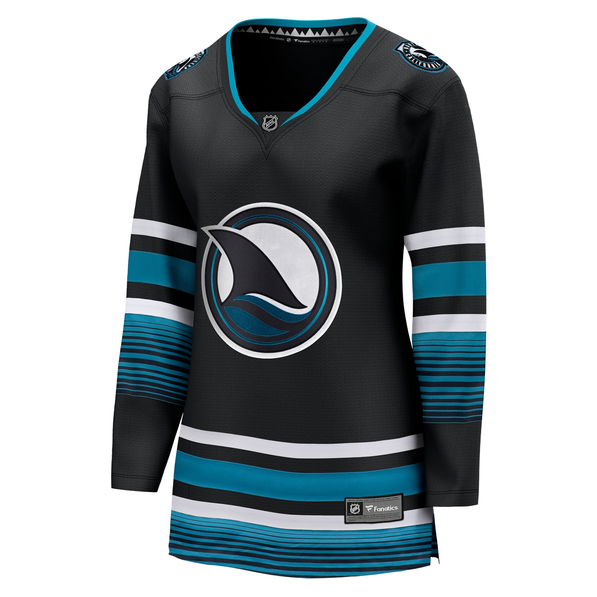 San Jose Sharks Black Alternate Premier Breakaway NHL Jersey Women's