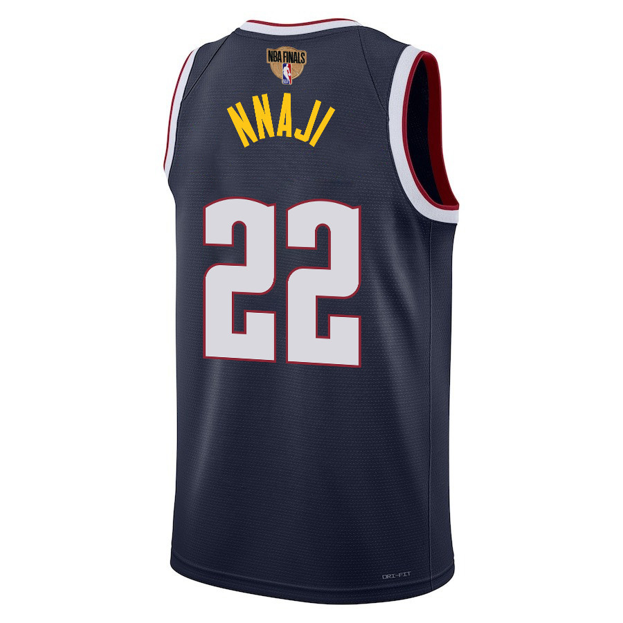 Zeke Nnaji 22 Denver Nuggets Final Champions 2023 Swingma Black NBA Jersey Youth