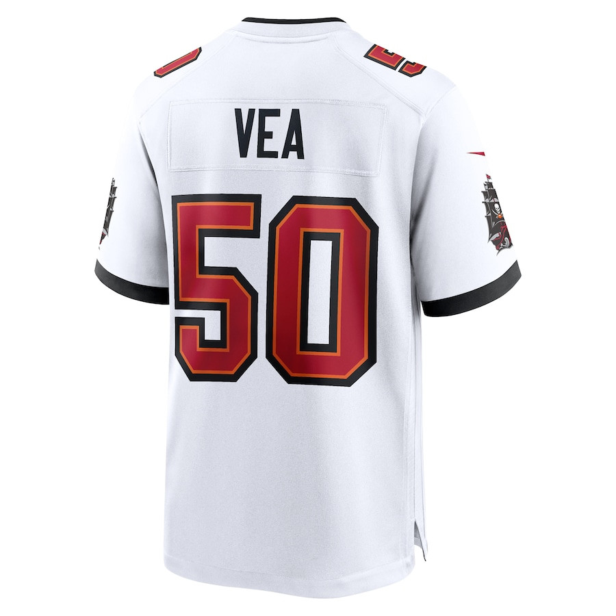 Vita Vea 50 Tampa Bay Buccaneers Game White NFL Jersey Men's