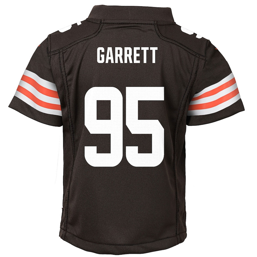 Myles Garrett 95 Cleveland Browns Player Game Brown NFL Jersey Youth