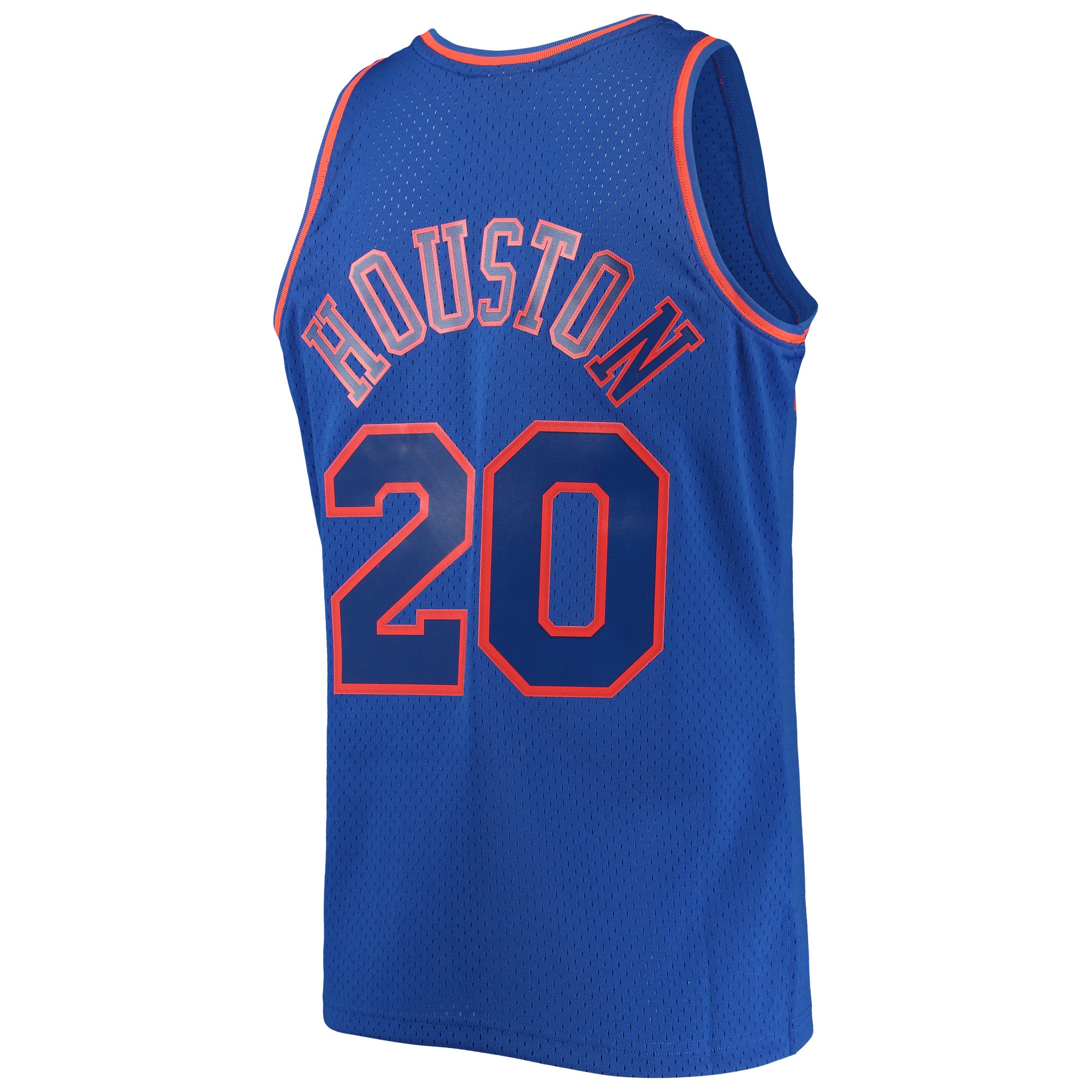 Mitchell Ness Allan Houston Blue New York Knicks 1996/97 Throwback Dark Swingman NBA Jersey Men's