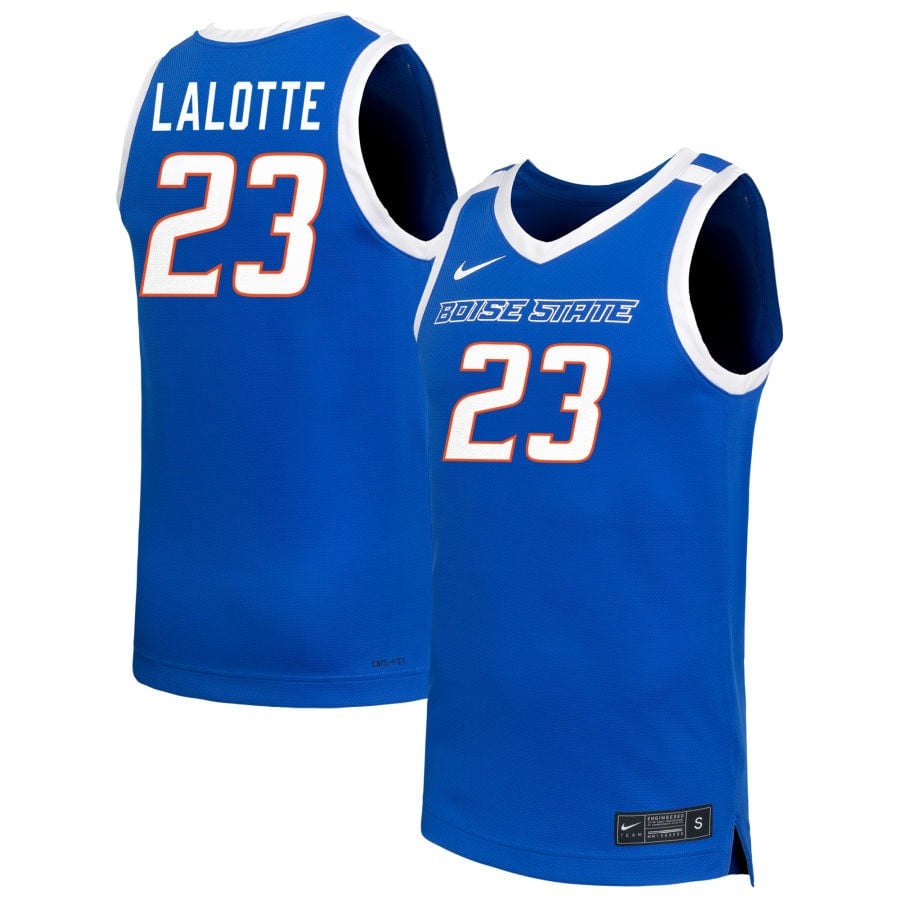 Elodie Lalotte 23 Boise State Bronco Unisex NIL Royal NCAA Jersey Unisex