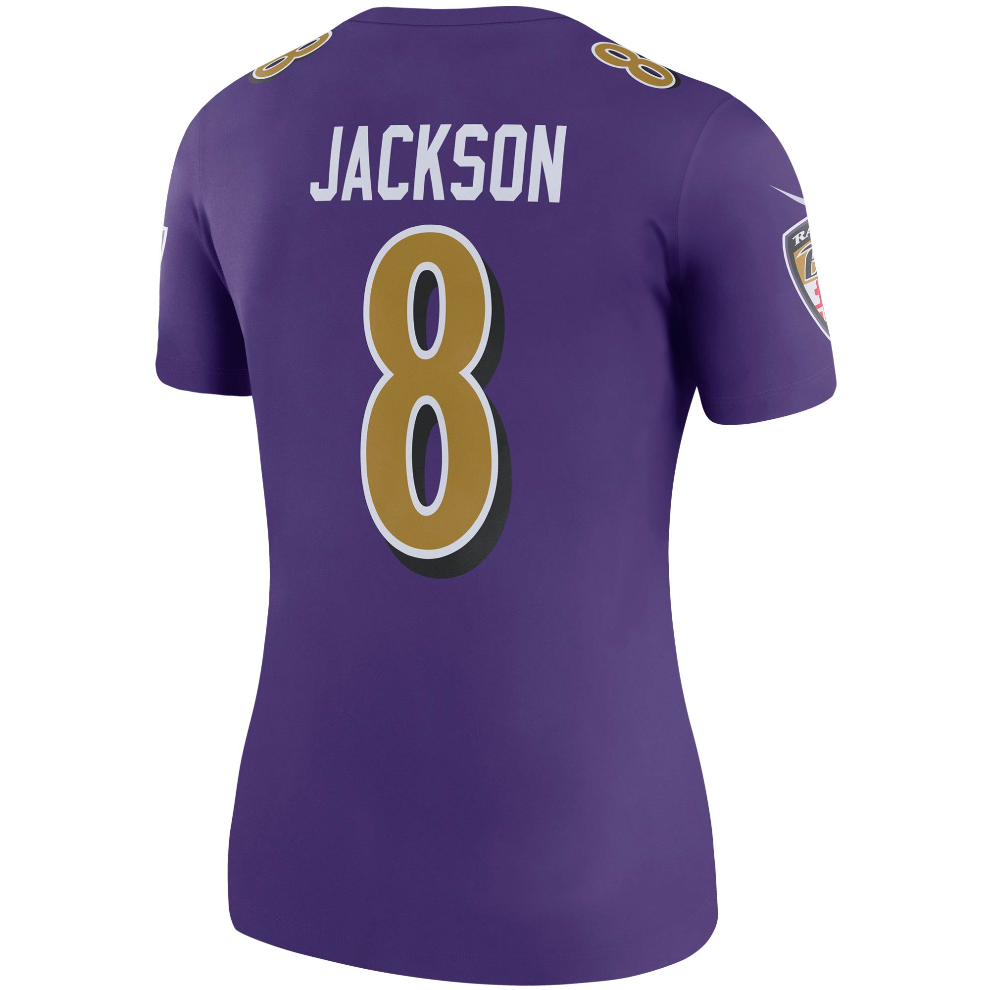 Baltimore Ravens Lamar Jackson Purple Alternate Legend Player Performance Top NFL Jersey Women's
