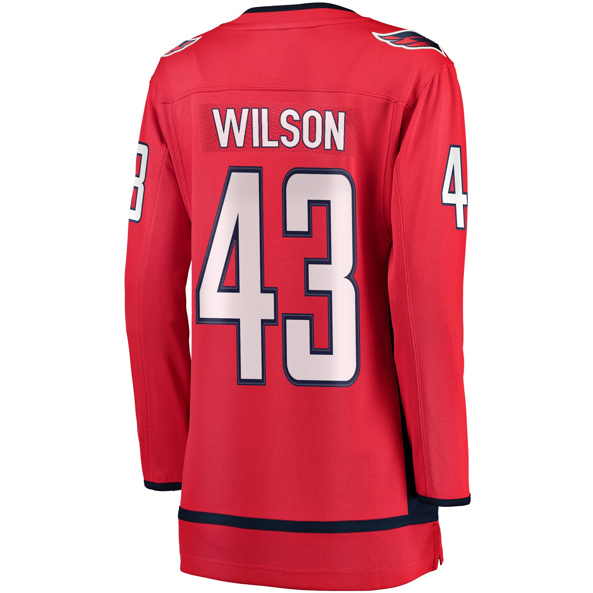 Washington Capitals Tom Wilson Red Breakaway Player NHL Jersey Women's