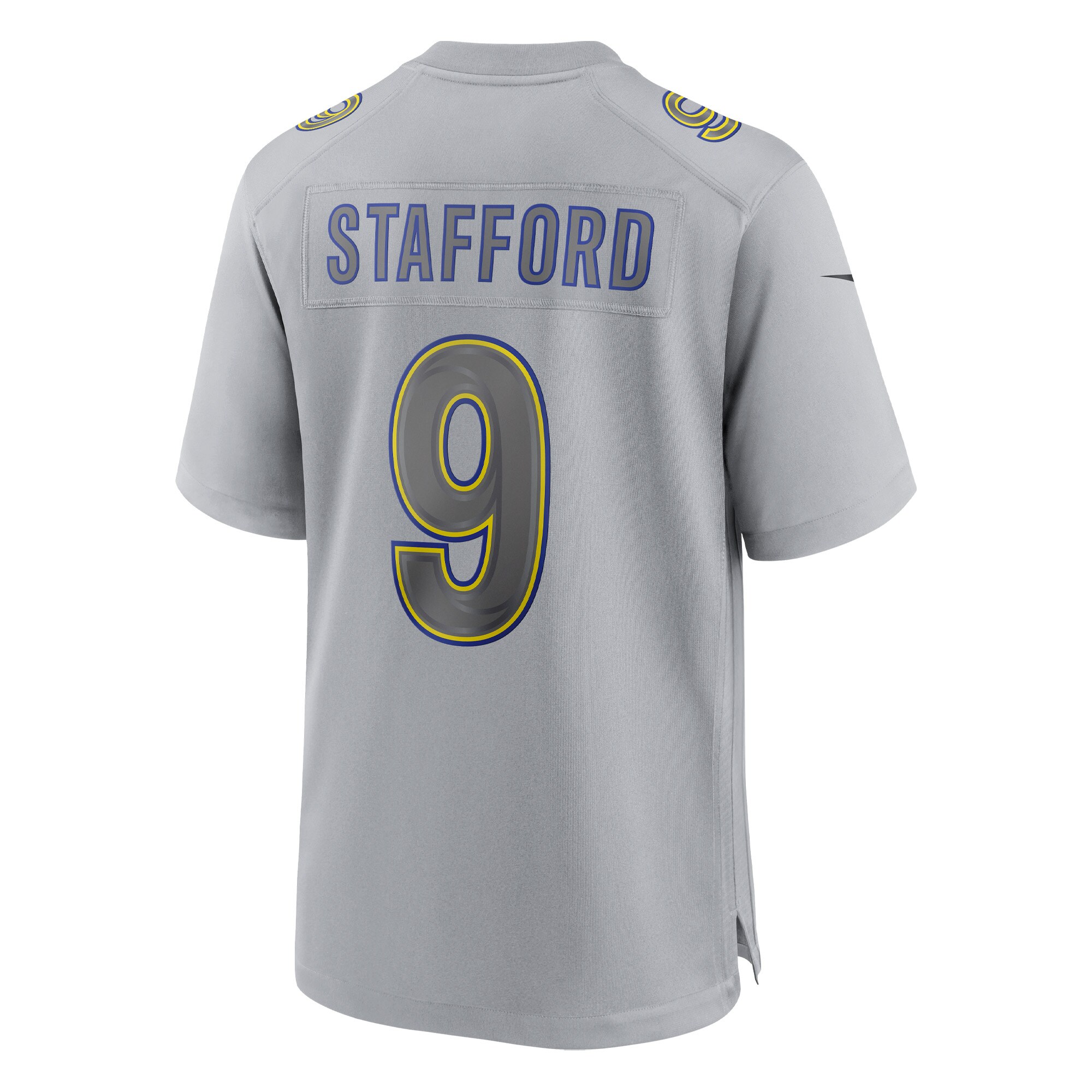 Los Angeles Rams Matthew Stafford Gray Atmosphere Fashion Game NFL Jersey Men's