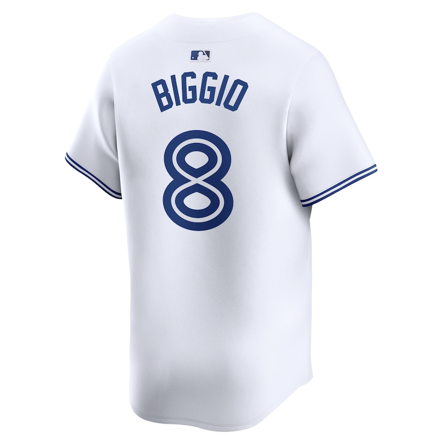 Cavan Biggio 48 Toronto Blue Jays Home Limited Player White MLB Jersey Men's