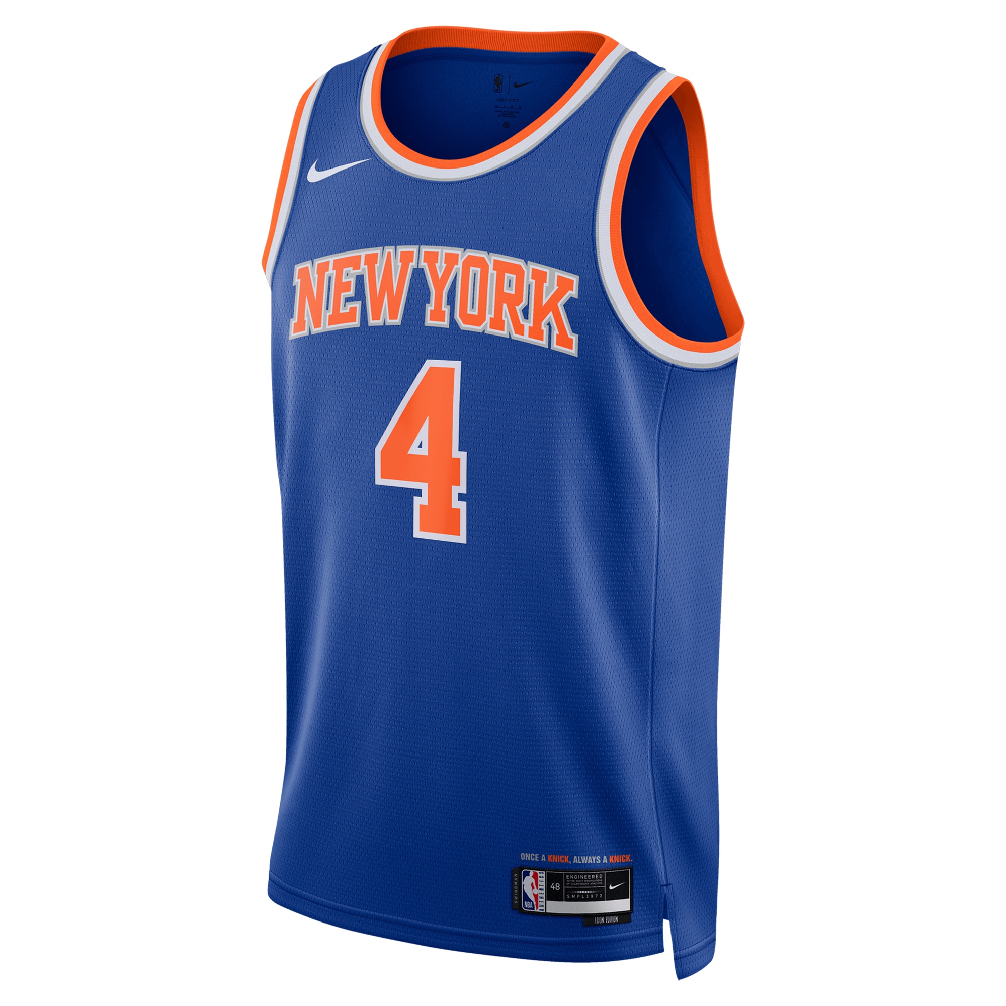 New York Knicks Icon Swingman Blue Pac?me Dadie Unisex NBA Jersey Unisex