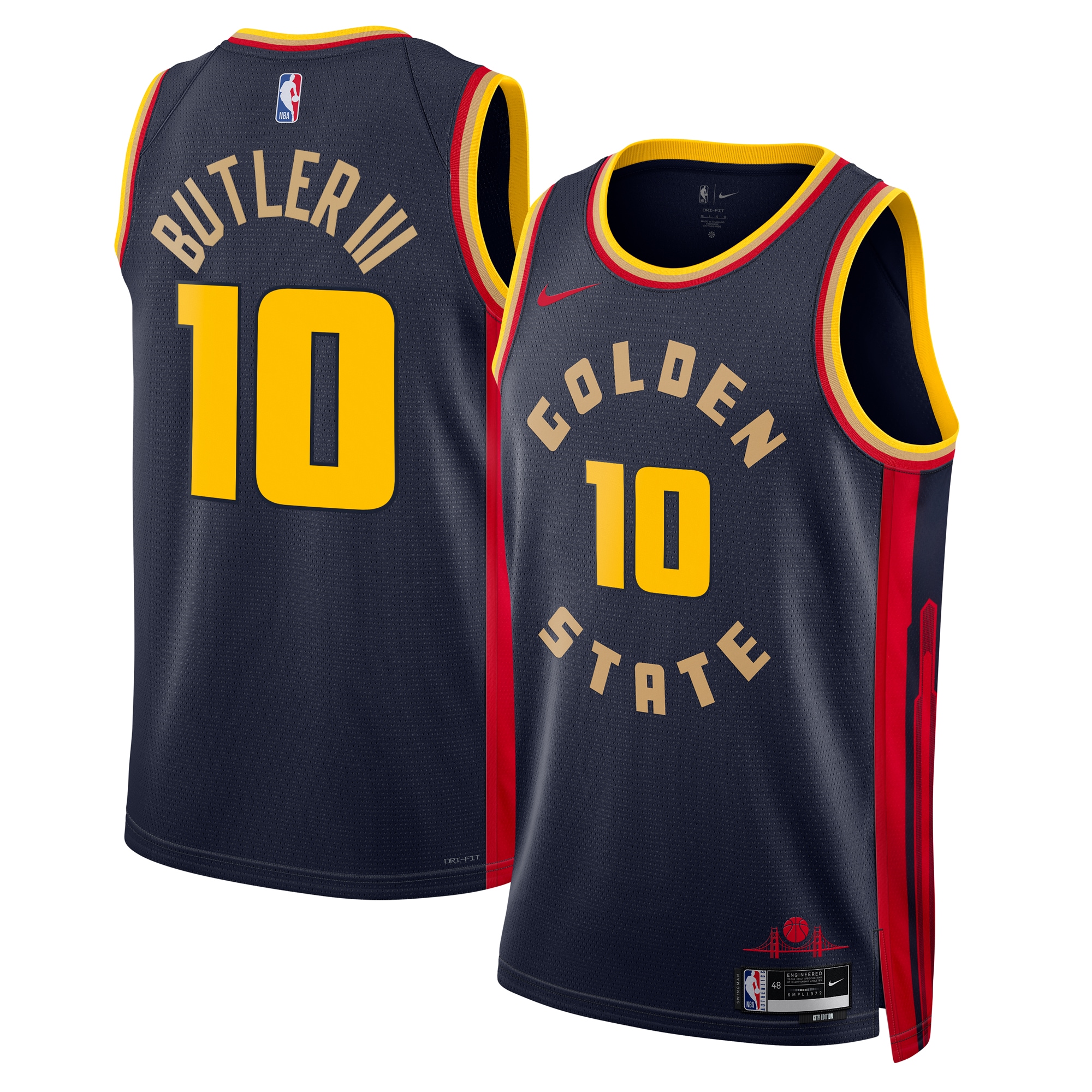 Golden State Warriors City Edition Swingman 2024 Navy Jimmy Butler II Unisex NBA Jersey Unisex