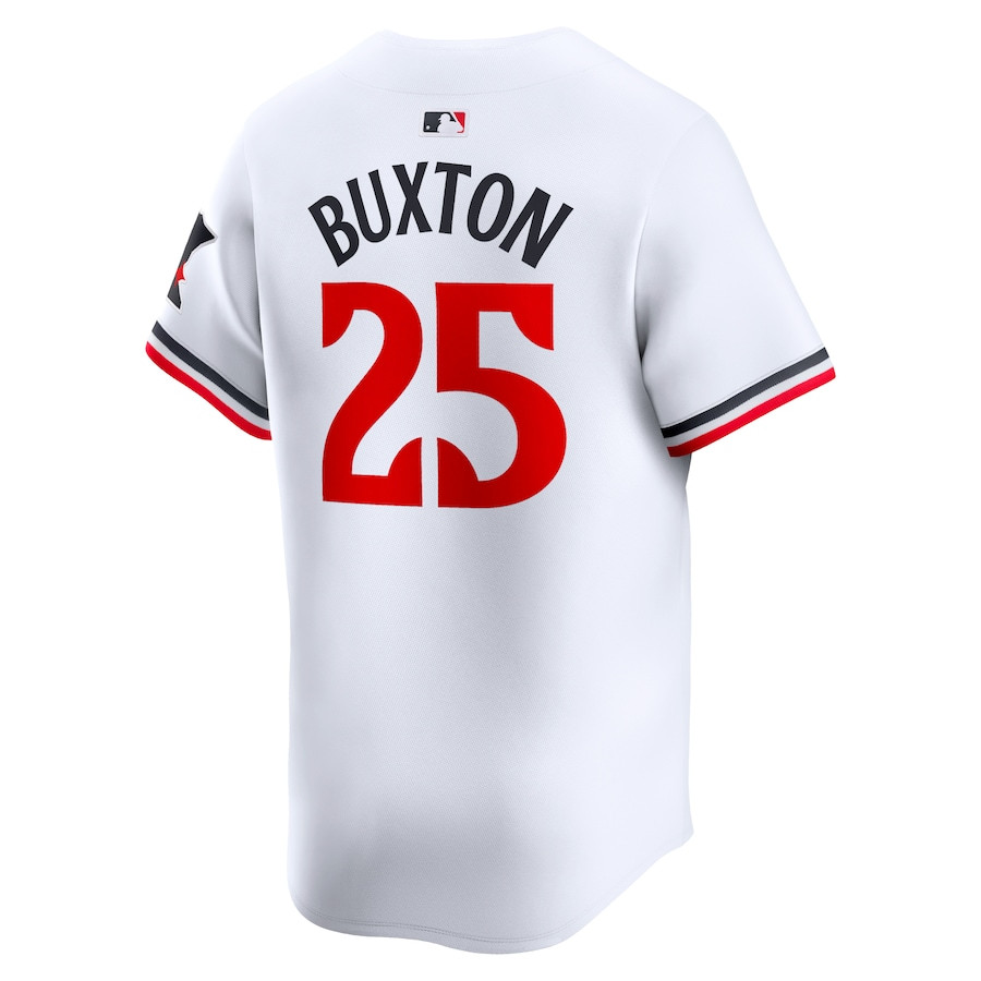 Byron Buxton 25 Minnesota Twins Home Limited Player White MLB Jersey Men's