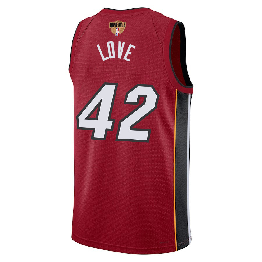 Kevin Love 42 Miami Heat Final Champions 2023 Swingman Red NBA Jersey Men's