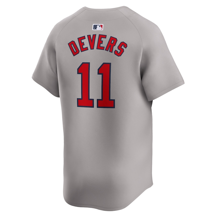 Rafael Devers 11 Boston Red Sox Away Limited Player Gray MLB Jersey Men's