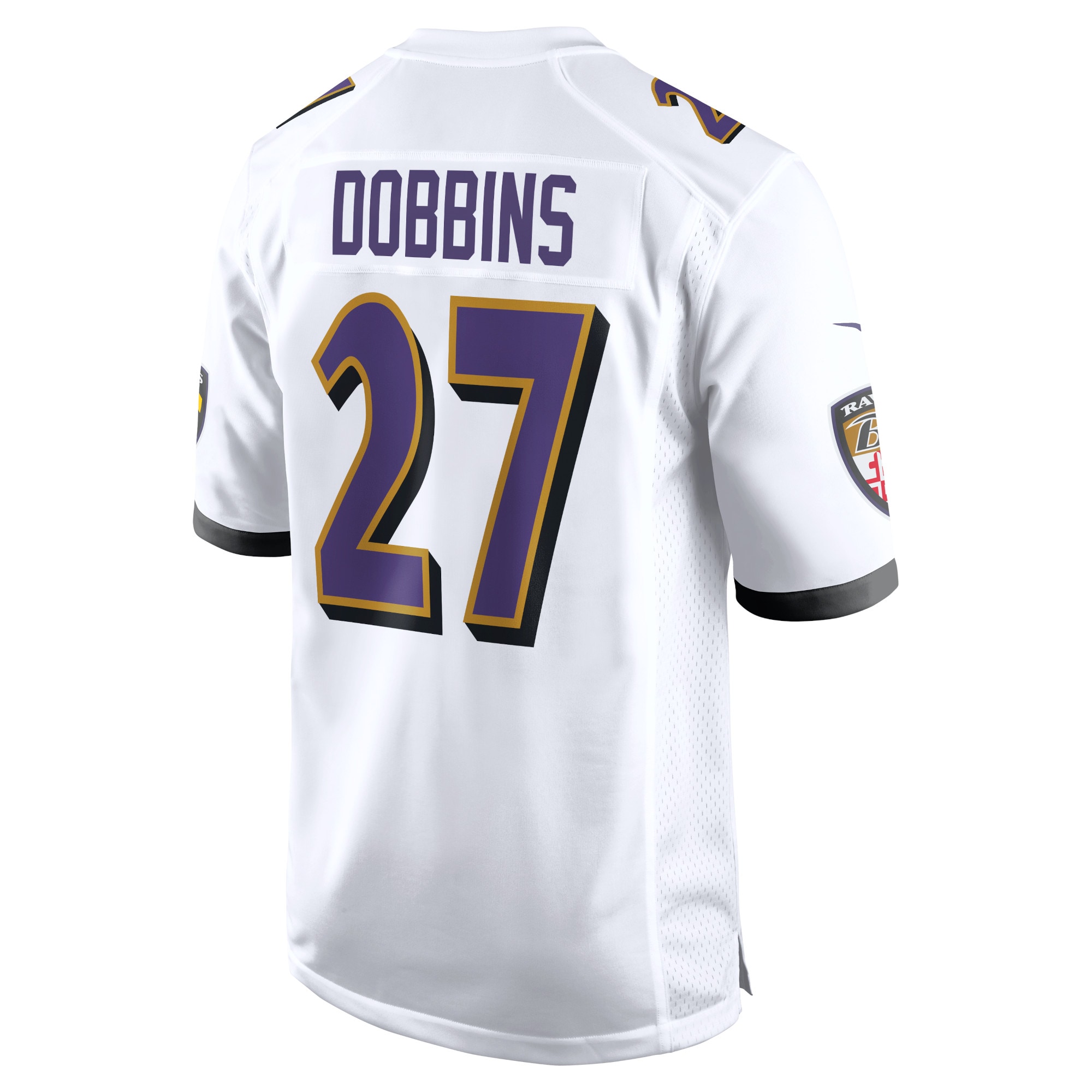 Baltimore Ravens J.K. Dobbins White Game NFL Jersey Men's