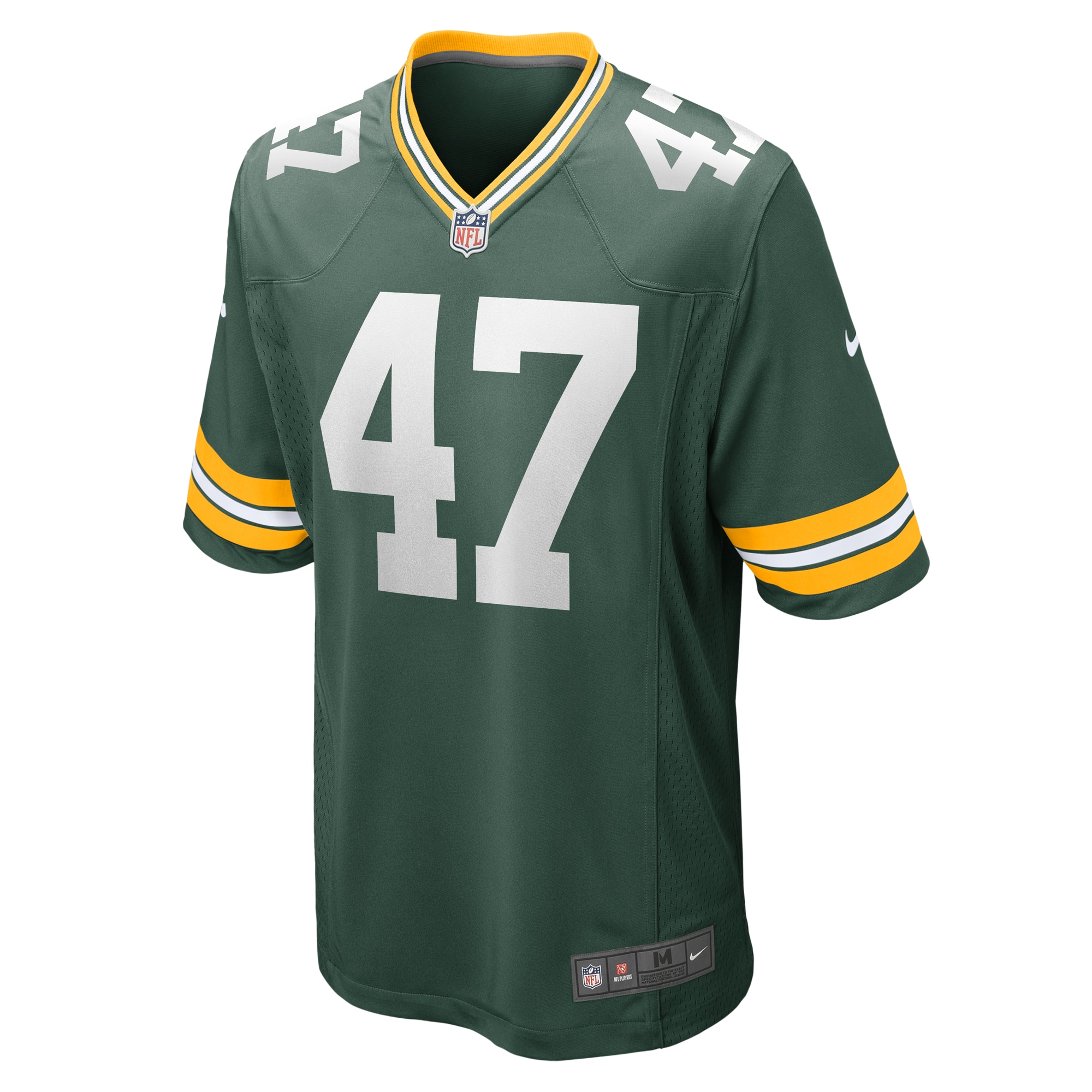 Green Bay Packers Justin Hollins Green Home Game Player NFL Jersey Men's