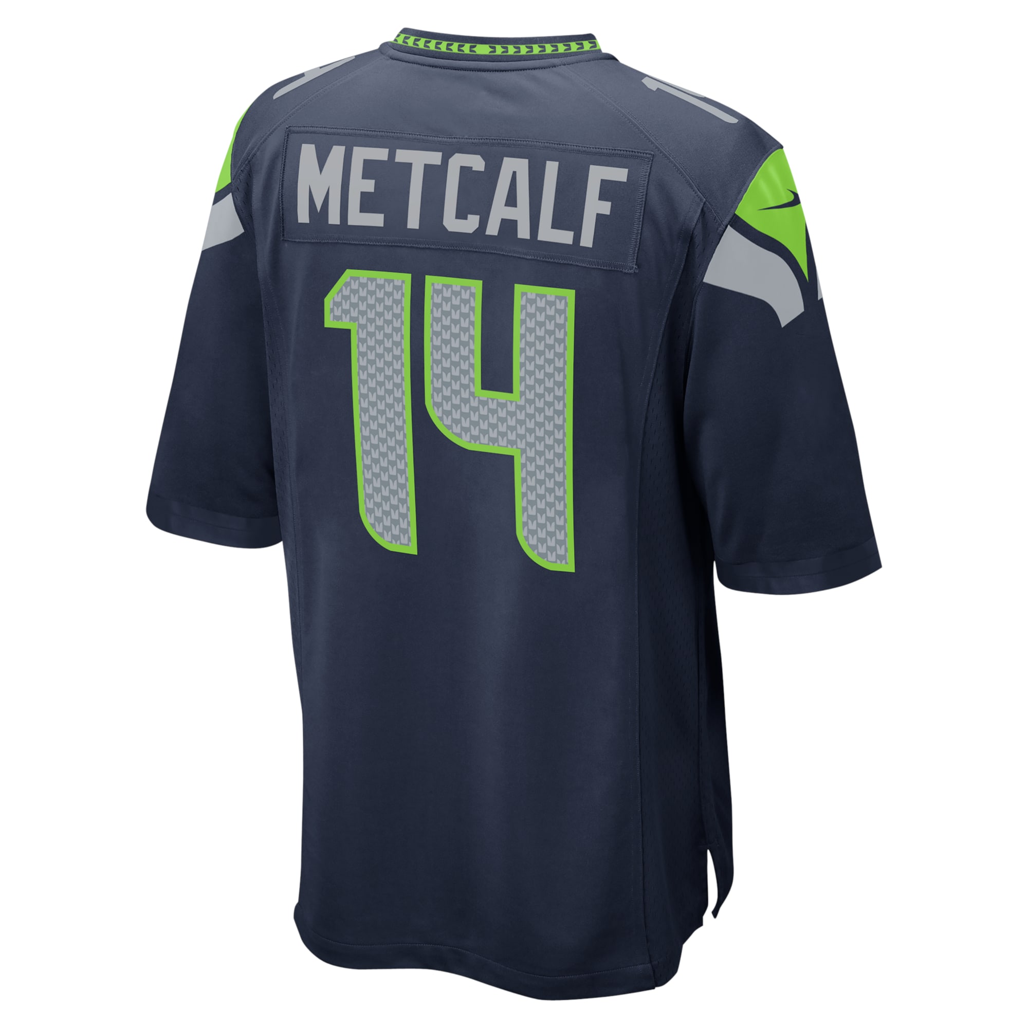 Seattle Seahawks DK Metcalf College Navy Game Team NFL Jersey Men's