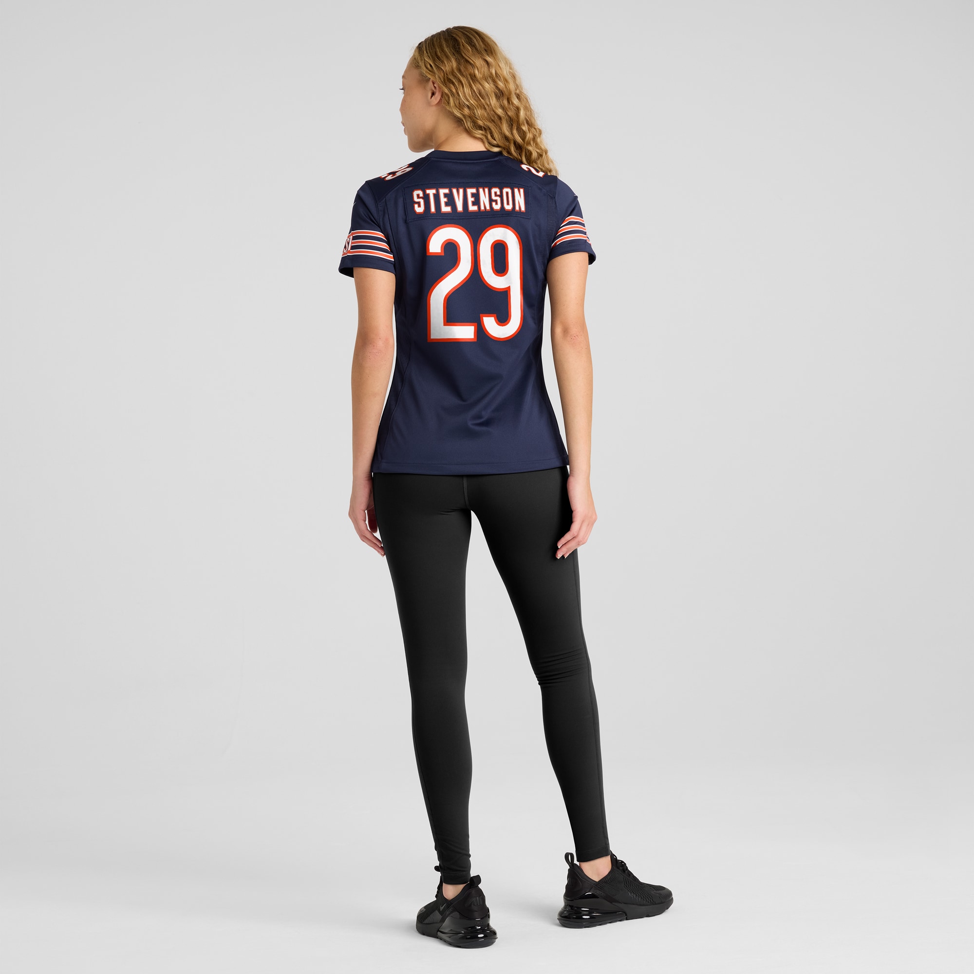 Chicago Bears Tyrique Stevenson Navy Game NFL Jersey Women's