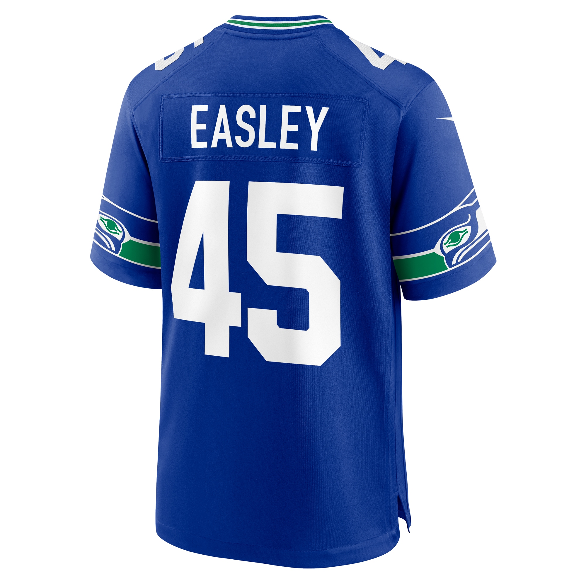 Seattle Seahawks Kenny Easley Royal Throwback Retired Player Game NFL Jersey Men's