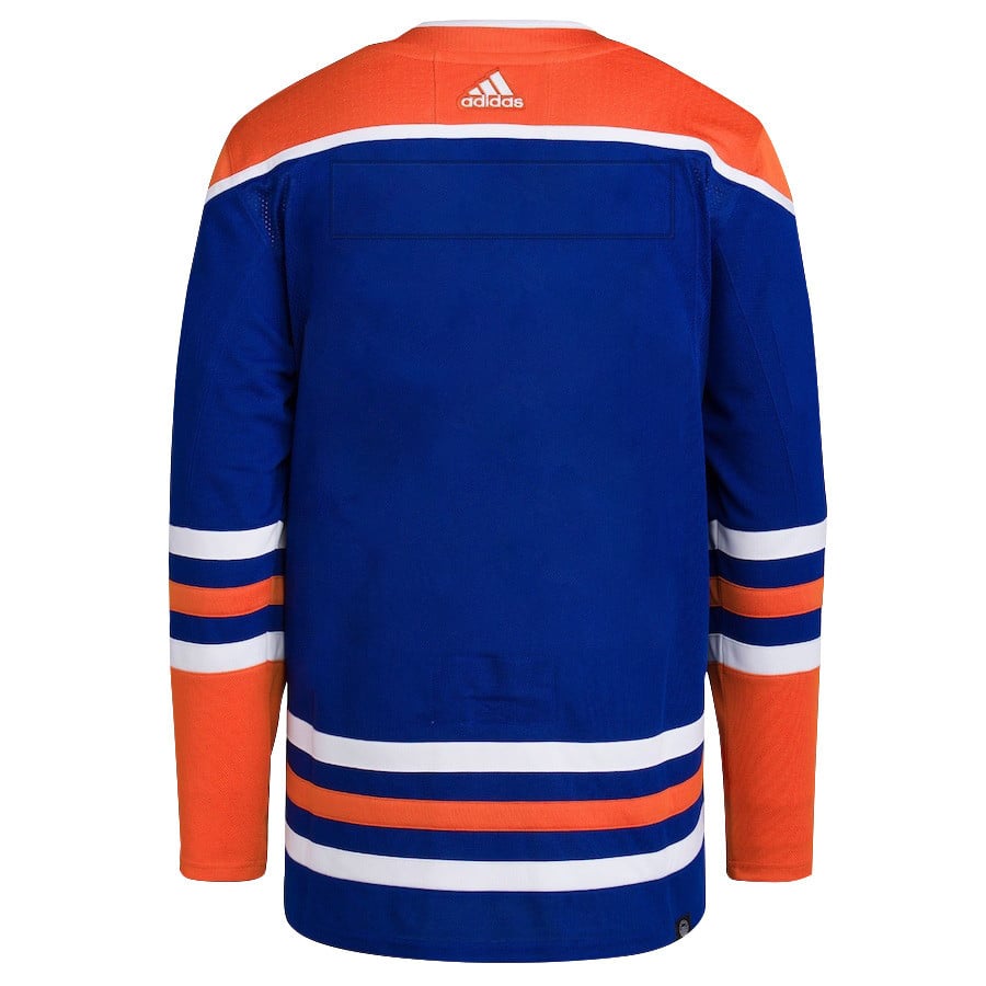Edmonton Oilers 2024 Playoffs Patch Home Men NHL Jersey Men's