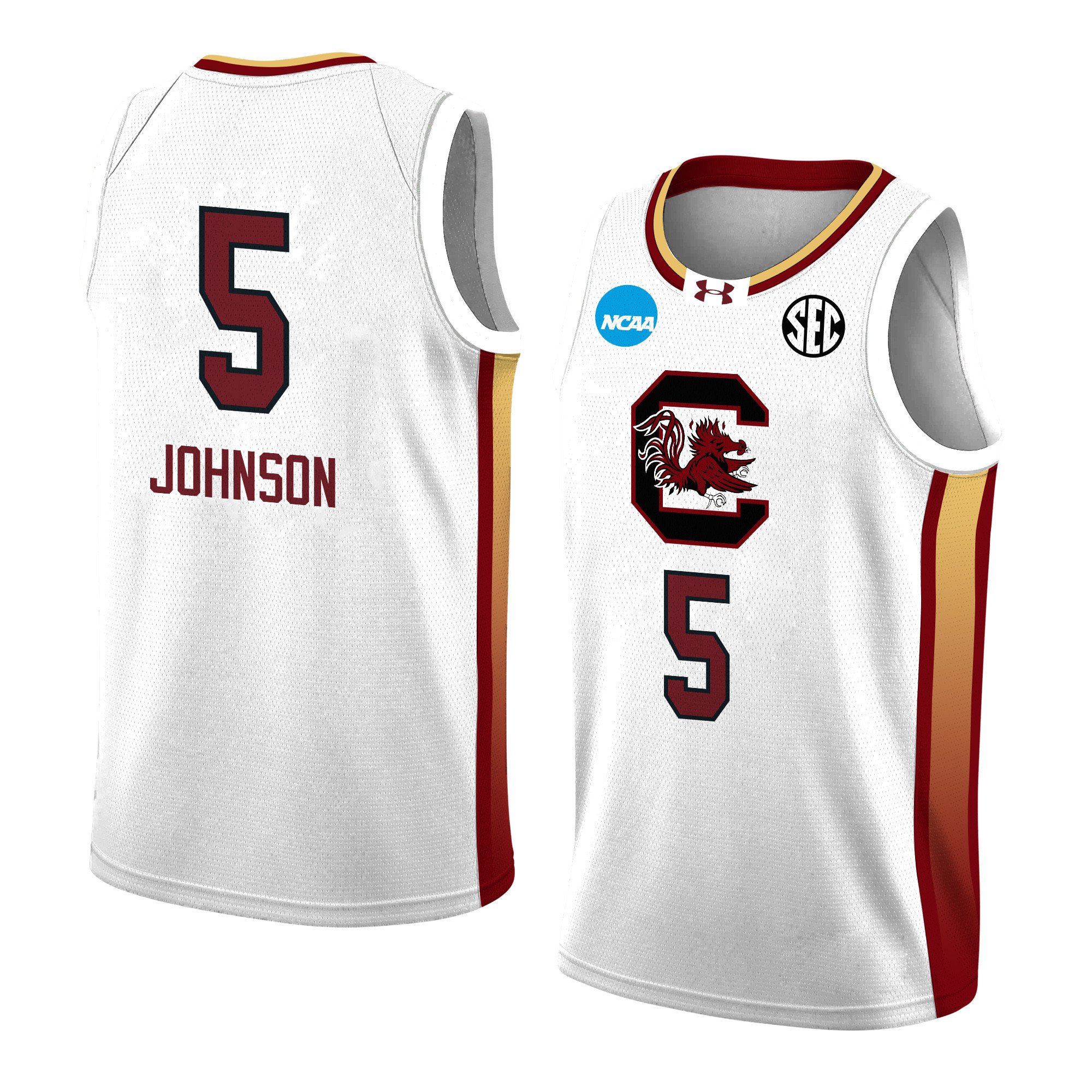 Tessa Johnson 5 South Carolina 2024 White Unisex NCAA Jersey Unisex