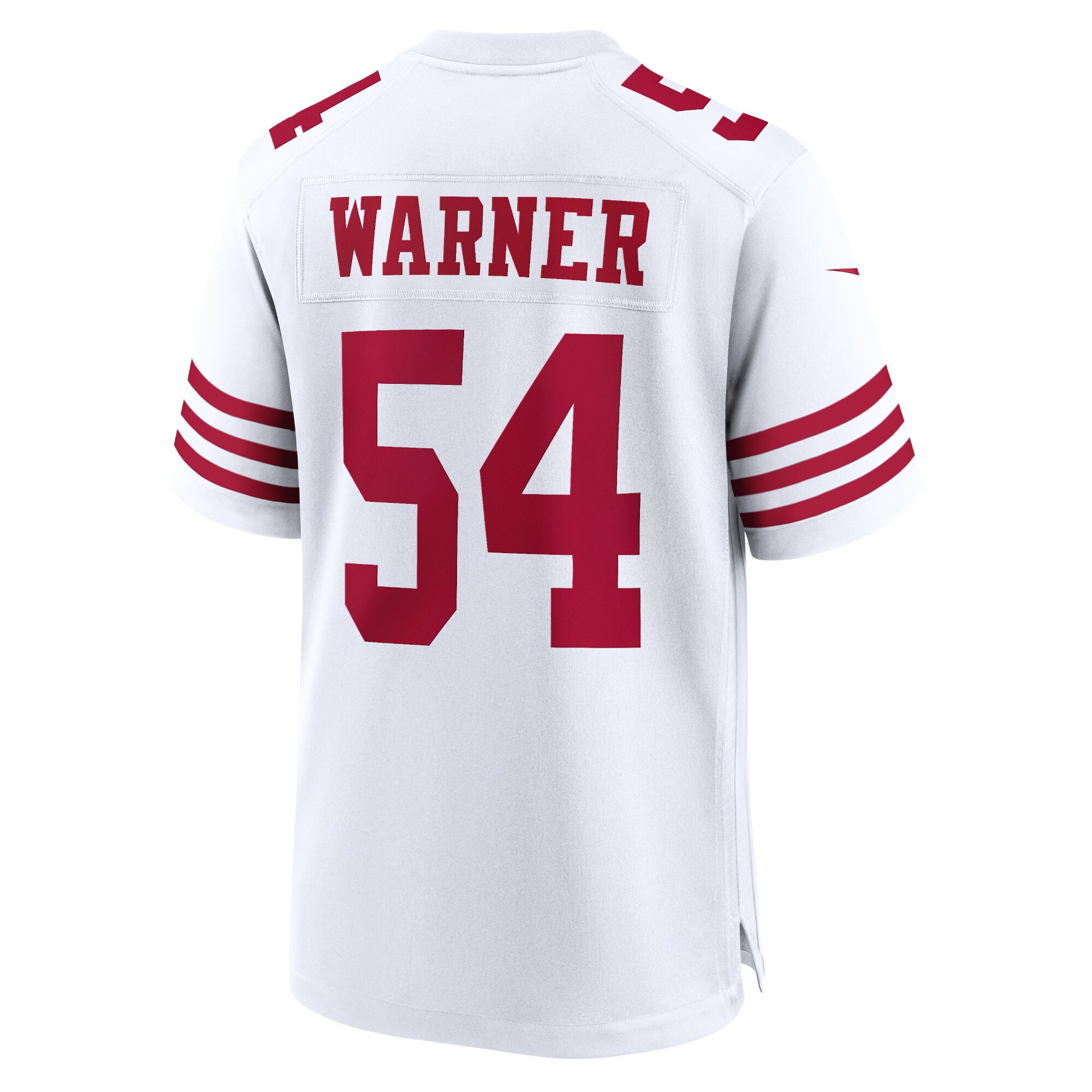 San Francisco 49ers Fred Warner White Player Game NFL Jersey Men's