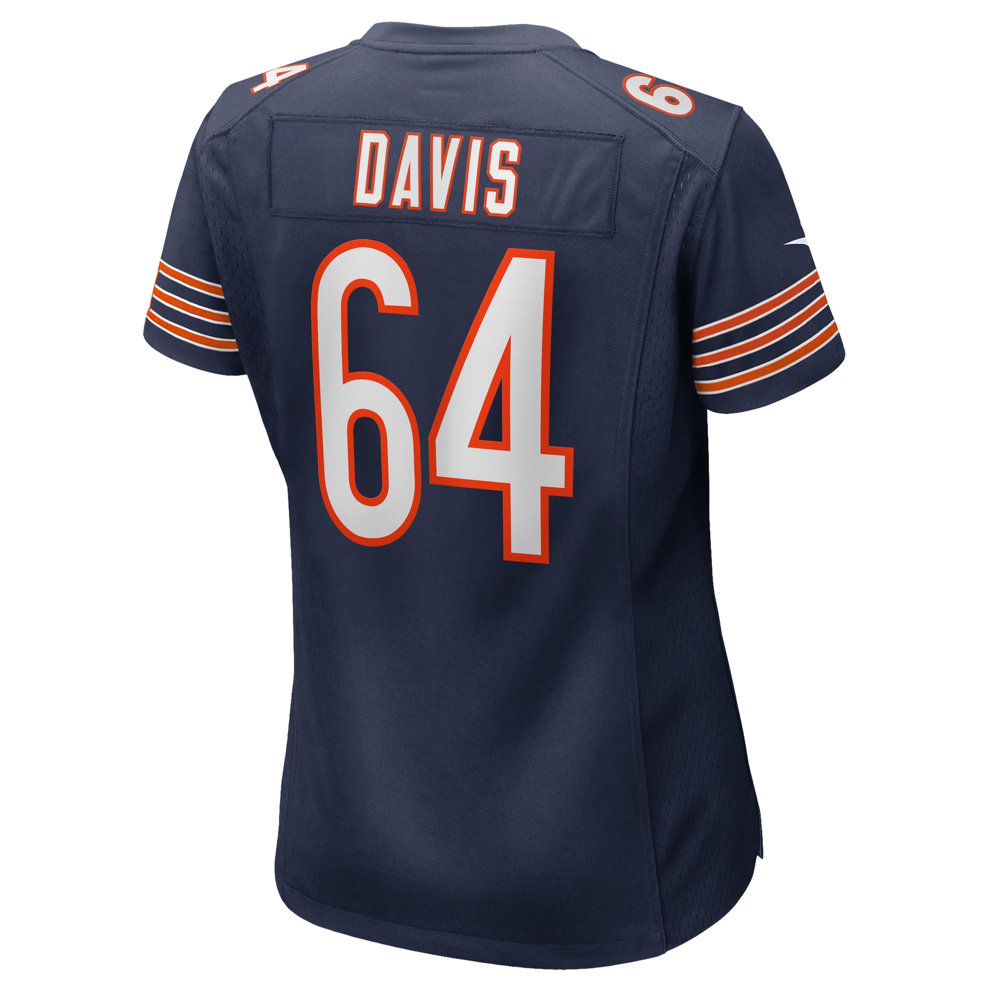 Chicago Bears Nate Davis Navy Game NFL Jersey Women's