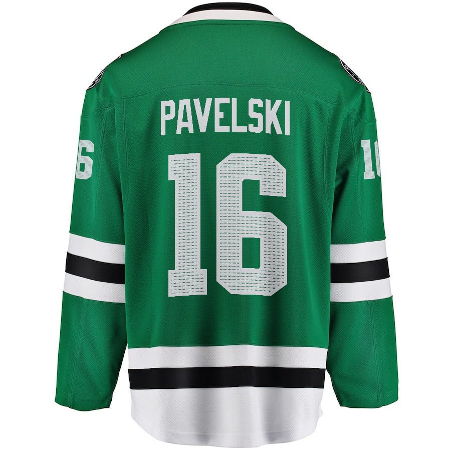 Joe Pavelski 16 Dallas Stars 2024 Playoffs Patch Home Green NHL Jersey Men's