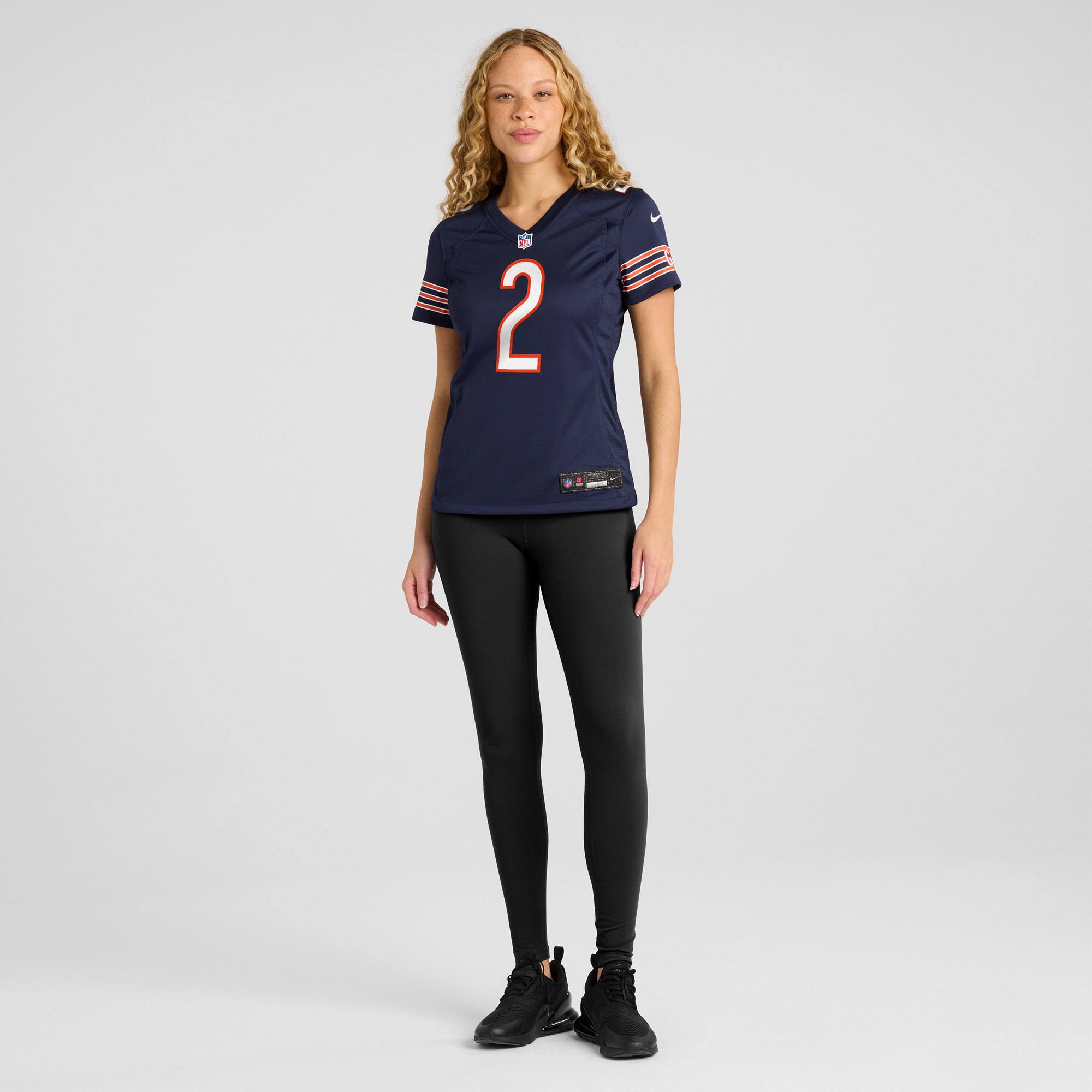 Chicago Bears D.J. Moore Navy Player NFL Jersey Women's