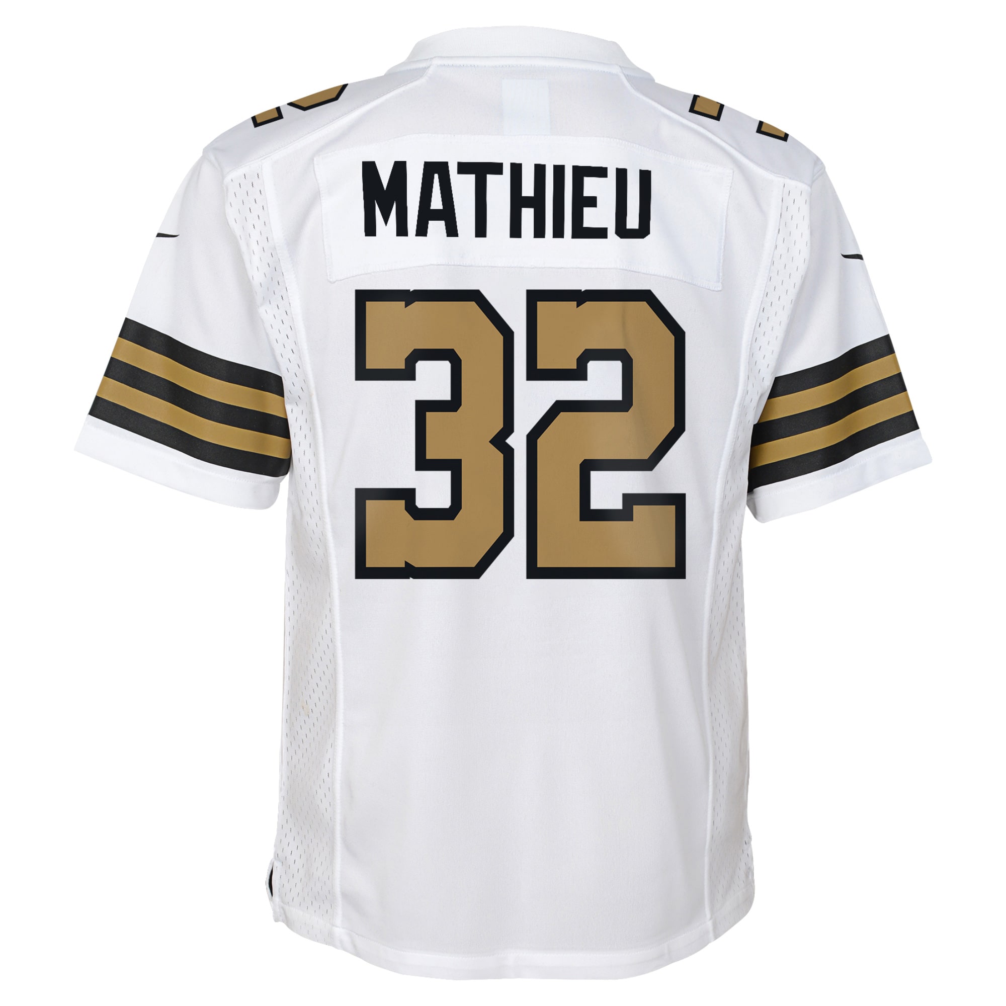 New Orleans Saints Tyrann Mathieu White Game NFL Jersey Youth