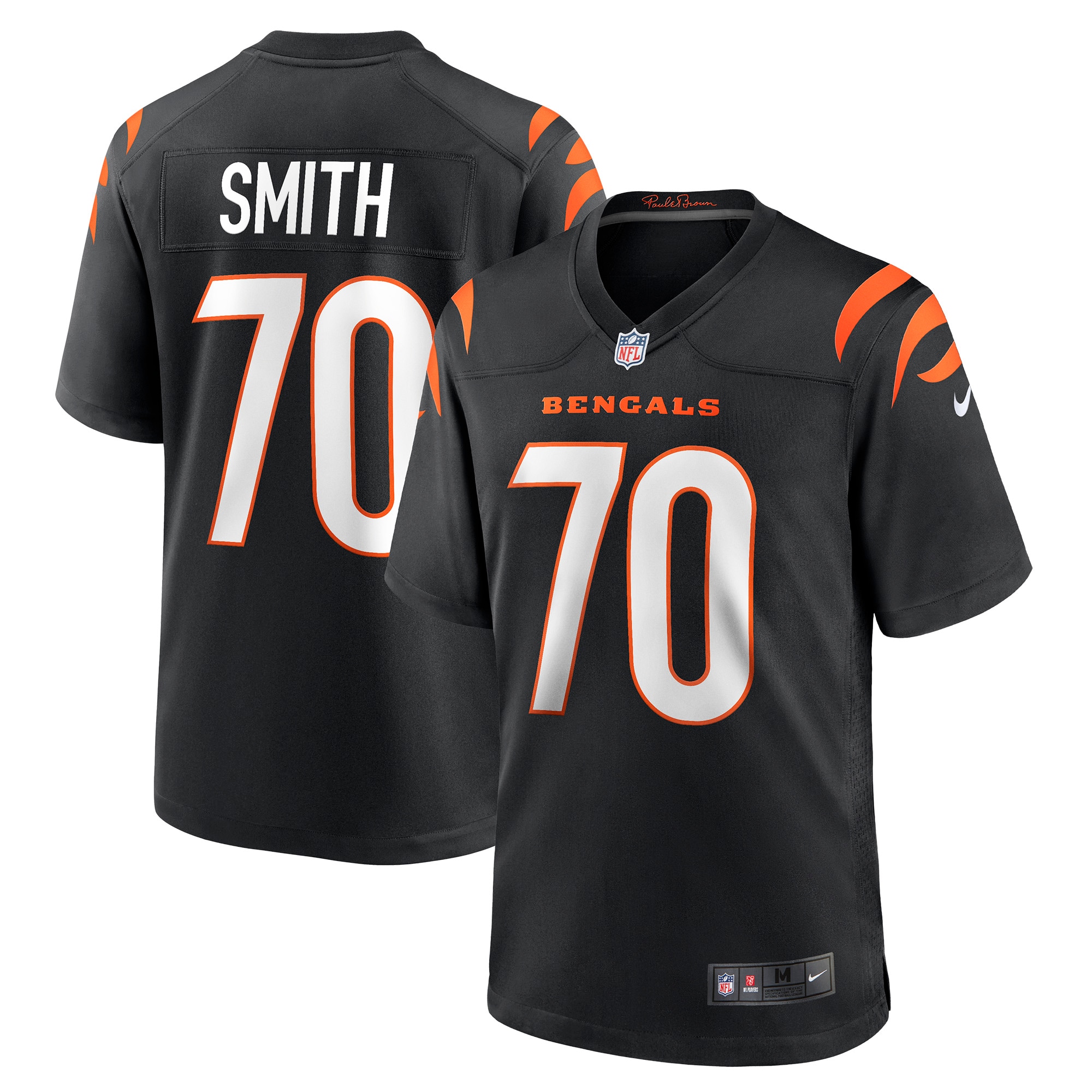 Cincinnati Bengals D'Ante Smith Black Game NFL Jersey Men's